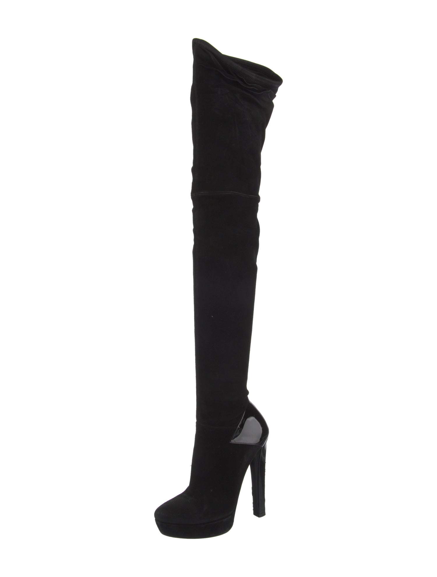 Gucci Over-The-Knee Boots Suede Boots