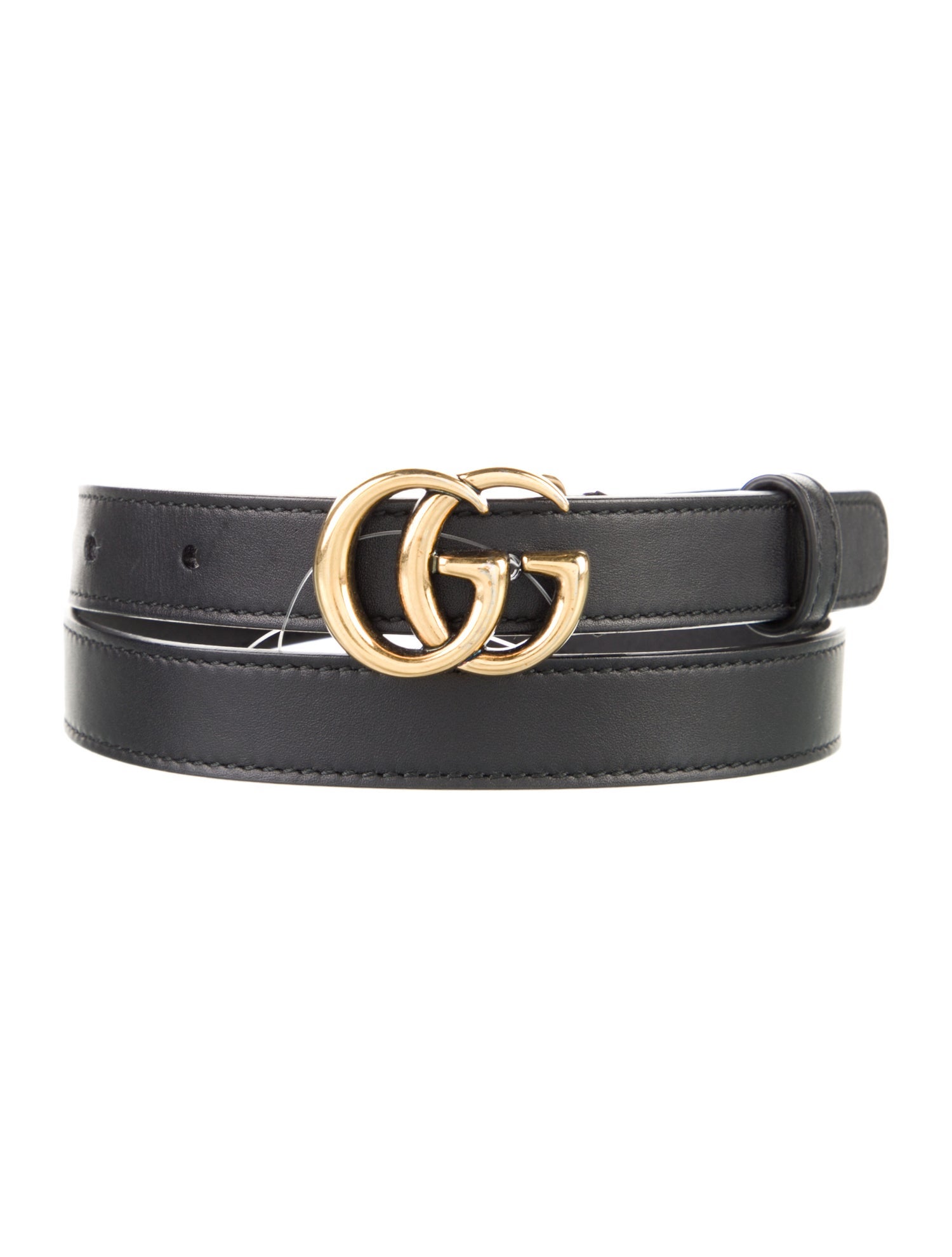 Gucci Running GG Logo Skinny Belt