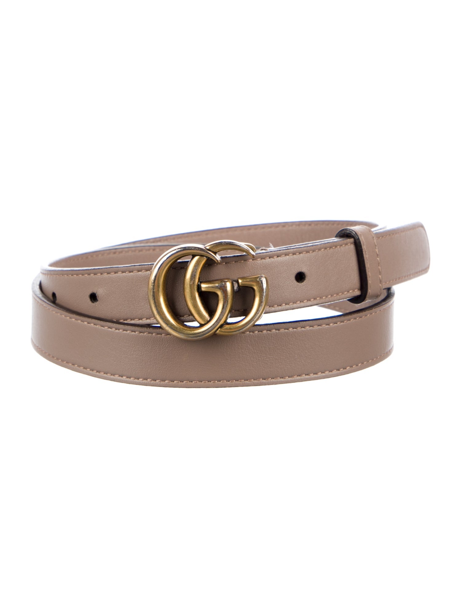 Gucci Slim Belt Double G Logo Belt Kit