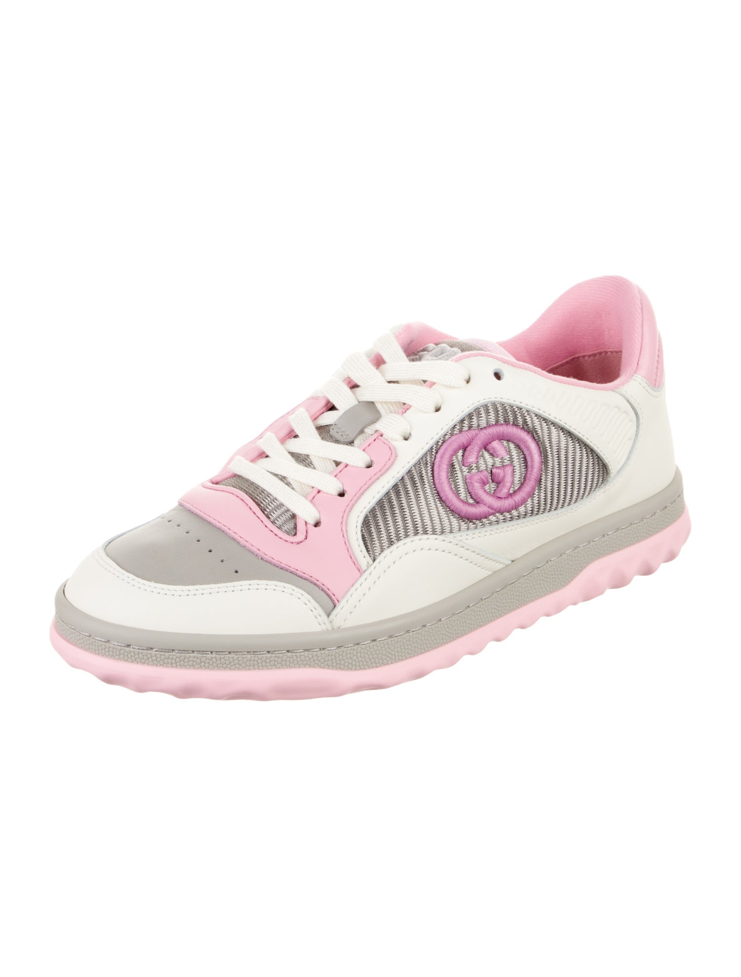 Gucci Interlocking G Logo Leather Sneakers w/ Tags