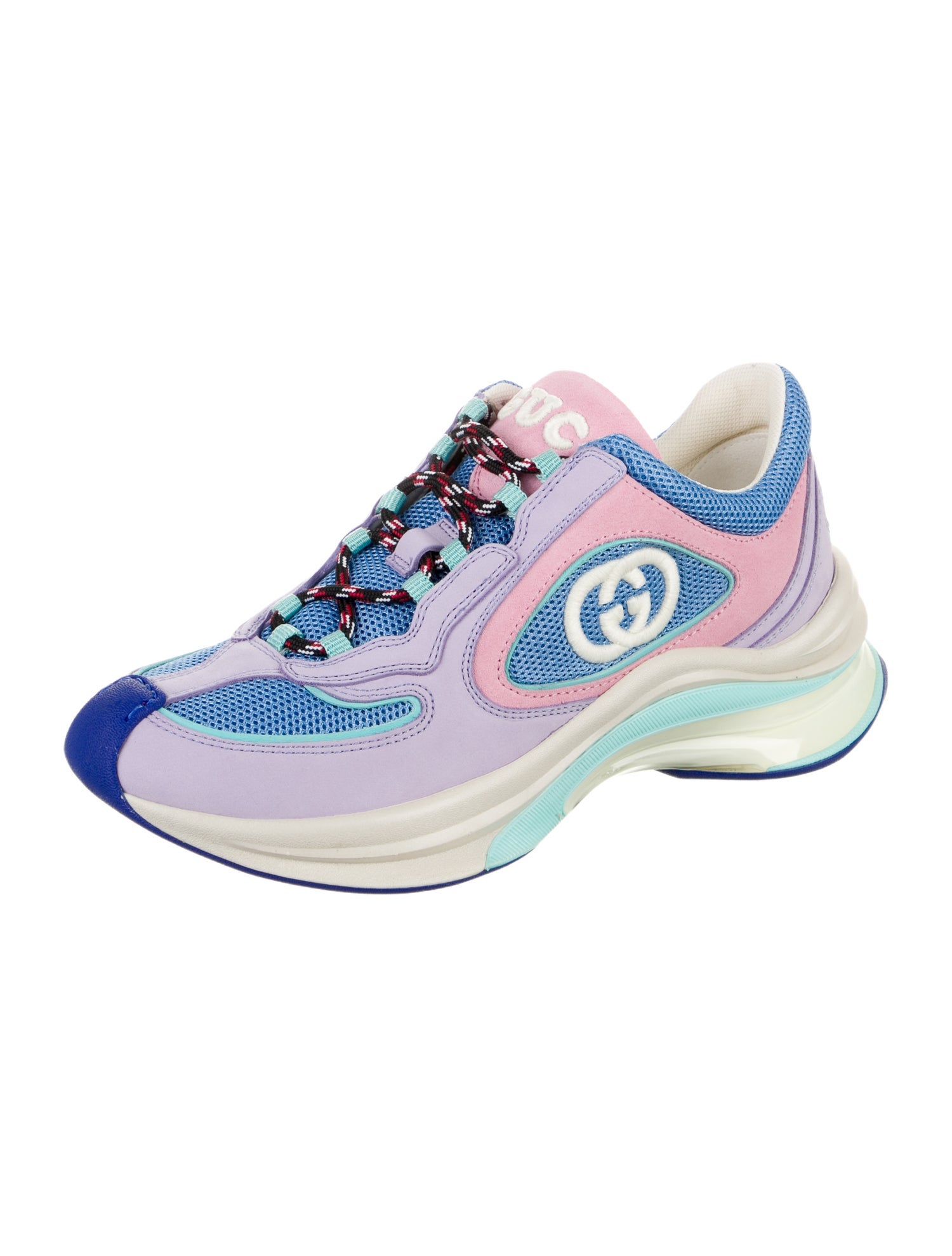 Gucci Interlocking G Logo Mesh Sneakers