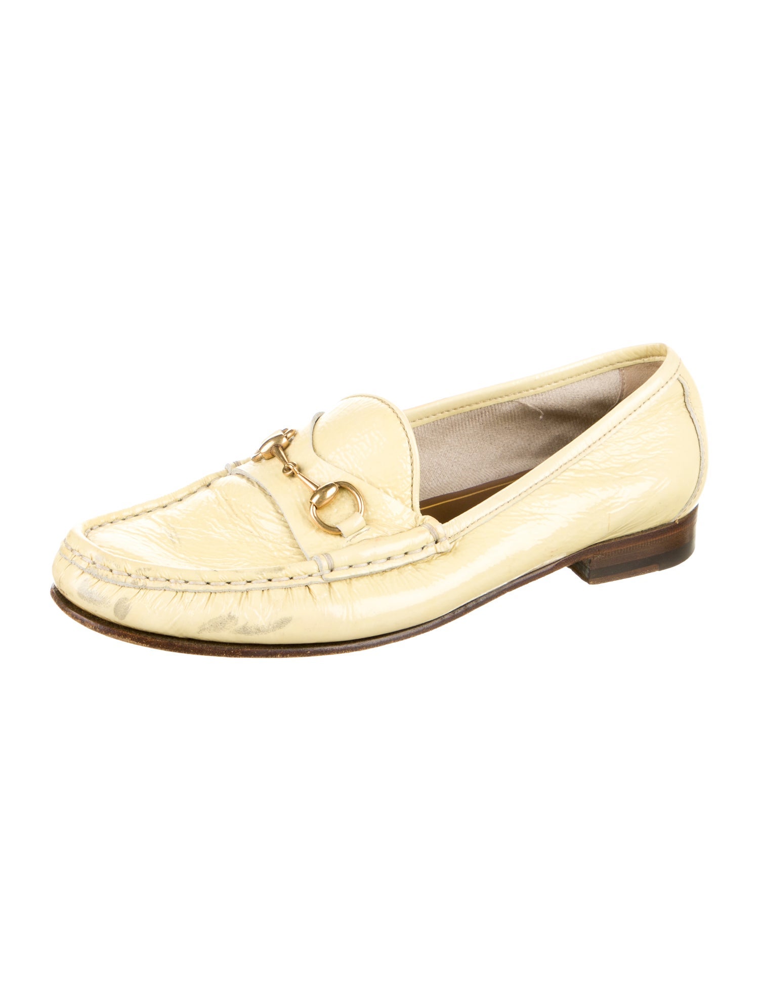 Gucci Horsebit Accent Leather Loafers