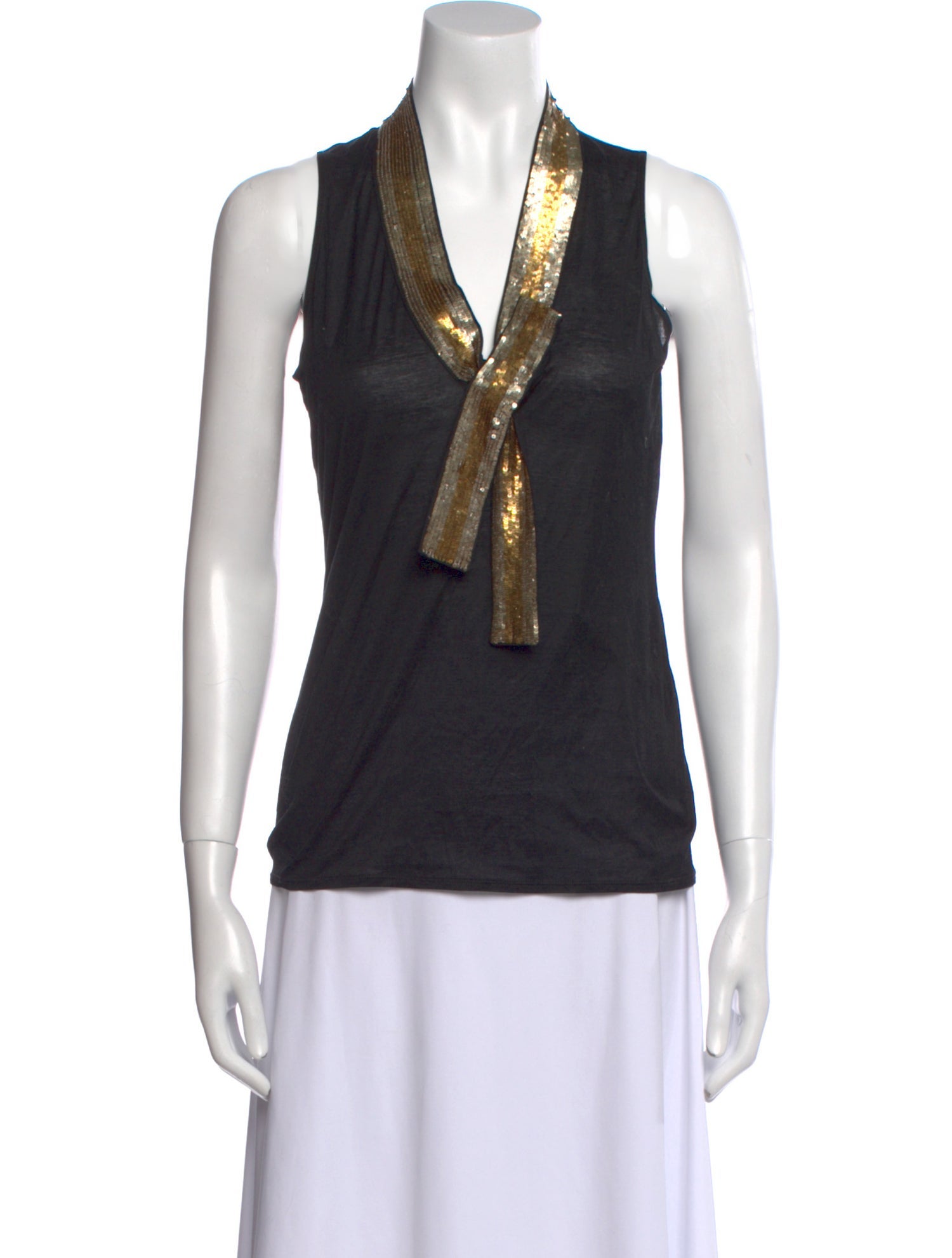 Gucci 2000's V-Neck Top