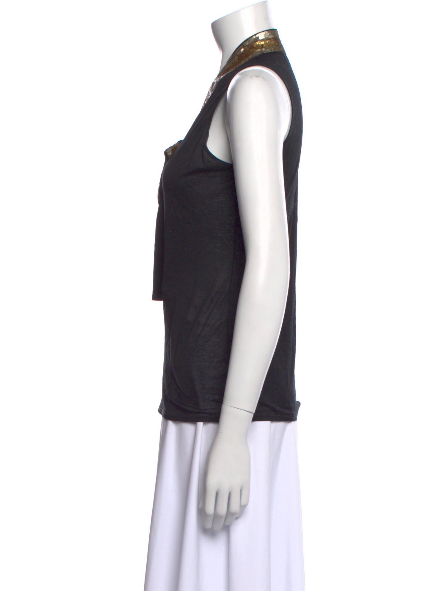 Gucci 2000's V-Neck Top