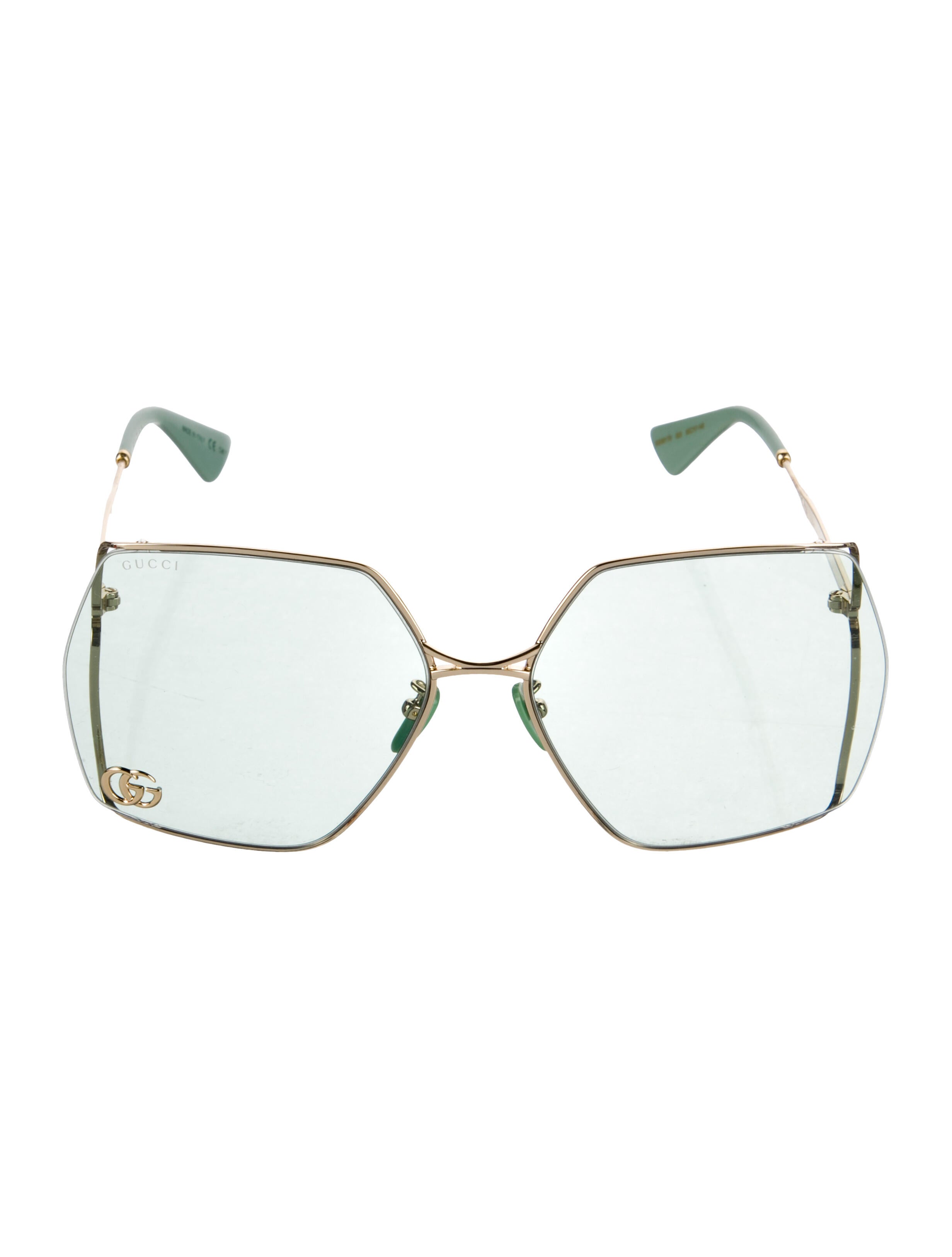 Gucci Double G Logo Oversize Sunglasses