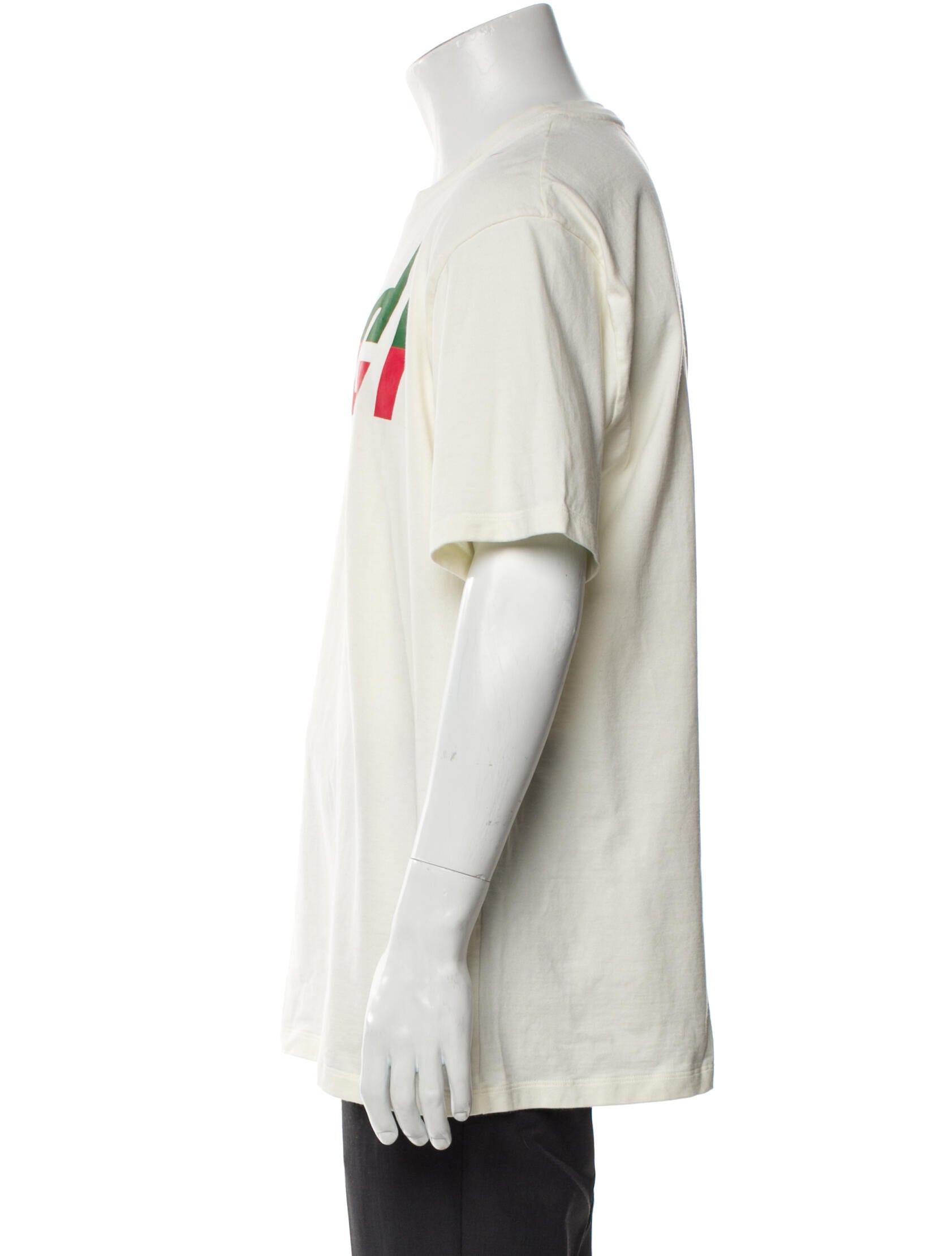 Gucci Web Accent Graphic Print T-Shirt