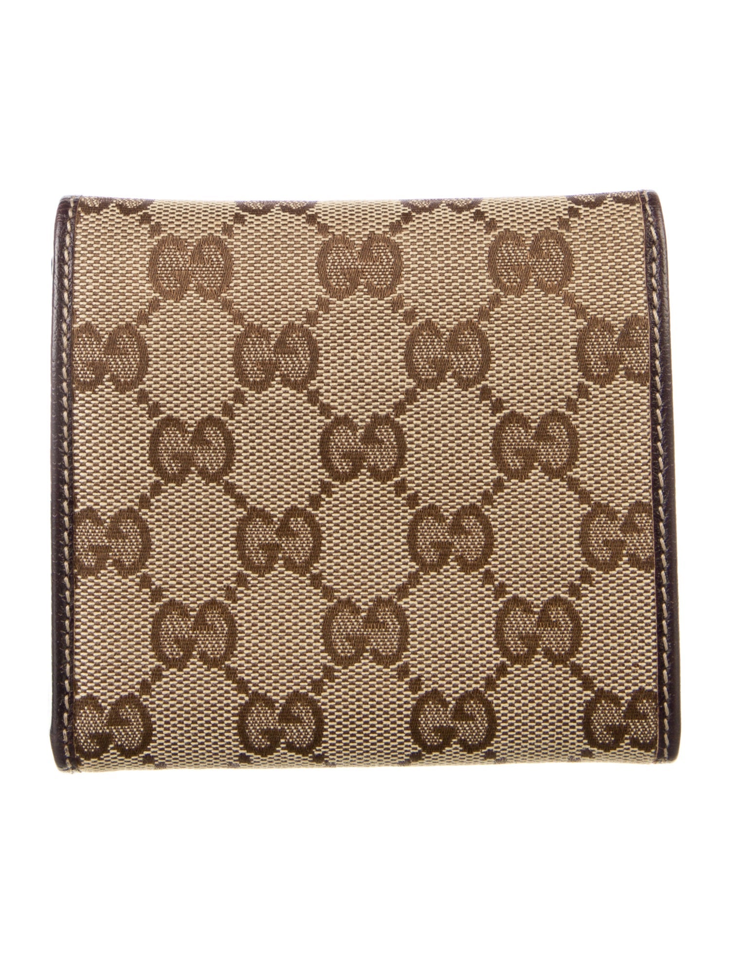 Gucci GG Canvas Canvas Compact Wallet