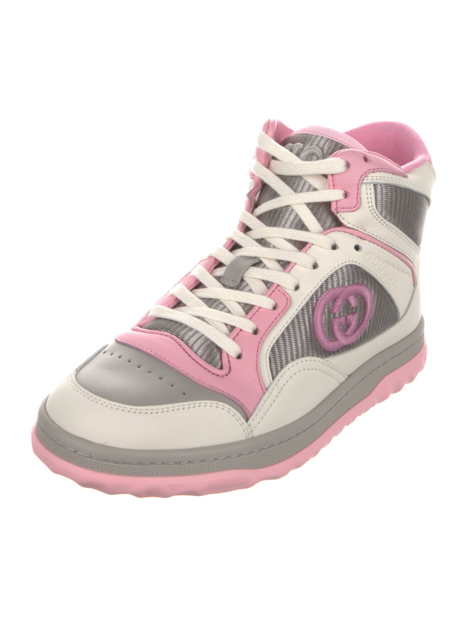 Gucci Interlocking G Logo Leather Sneakers w/ Tags