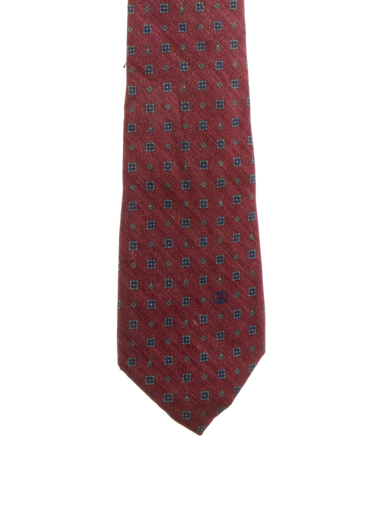 Gucci Pattern Print Tie