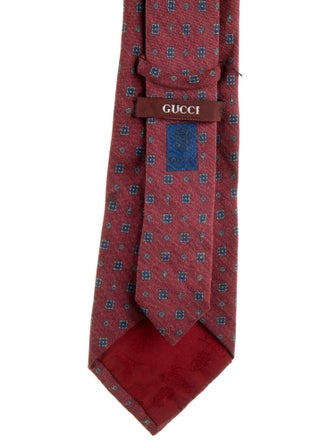 Gucci Pattern Print Tie