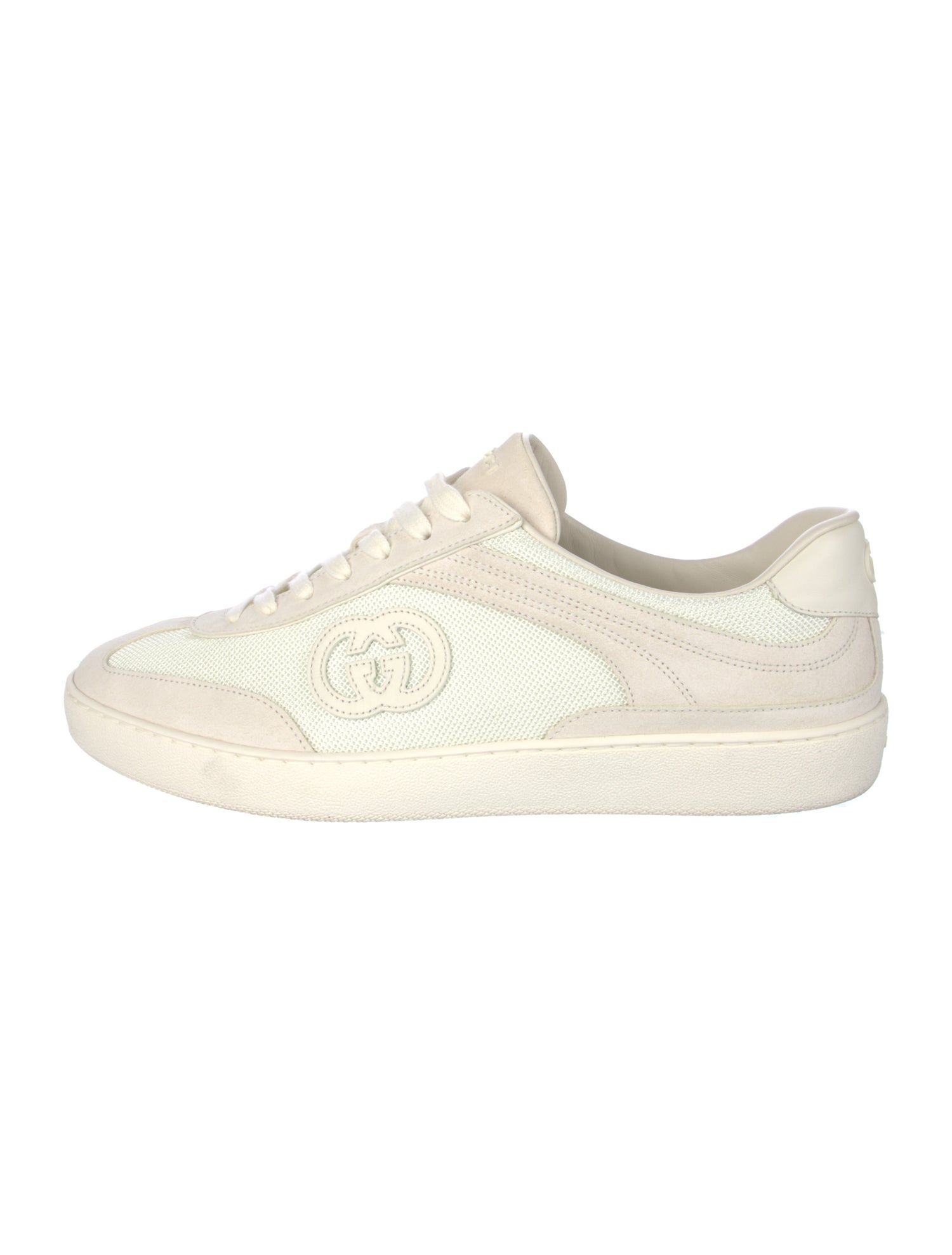 Gucci Interlocking G Logo Suede Sneakers