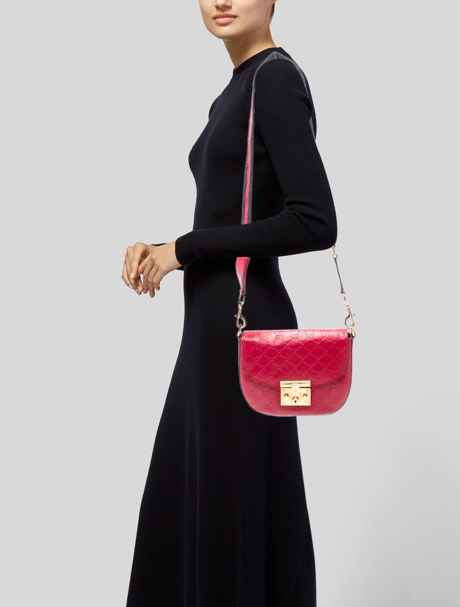 Gucci Sylvie Web Padlock Small