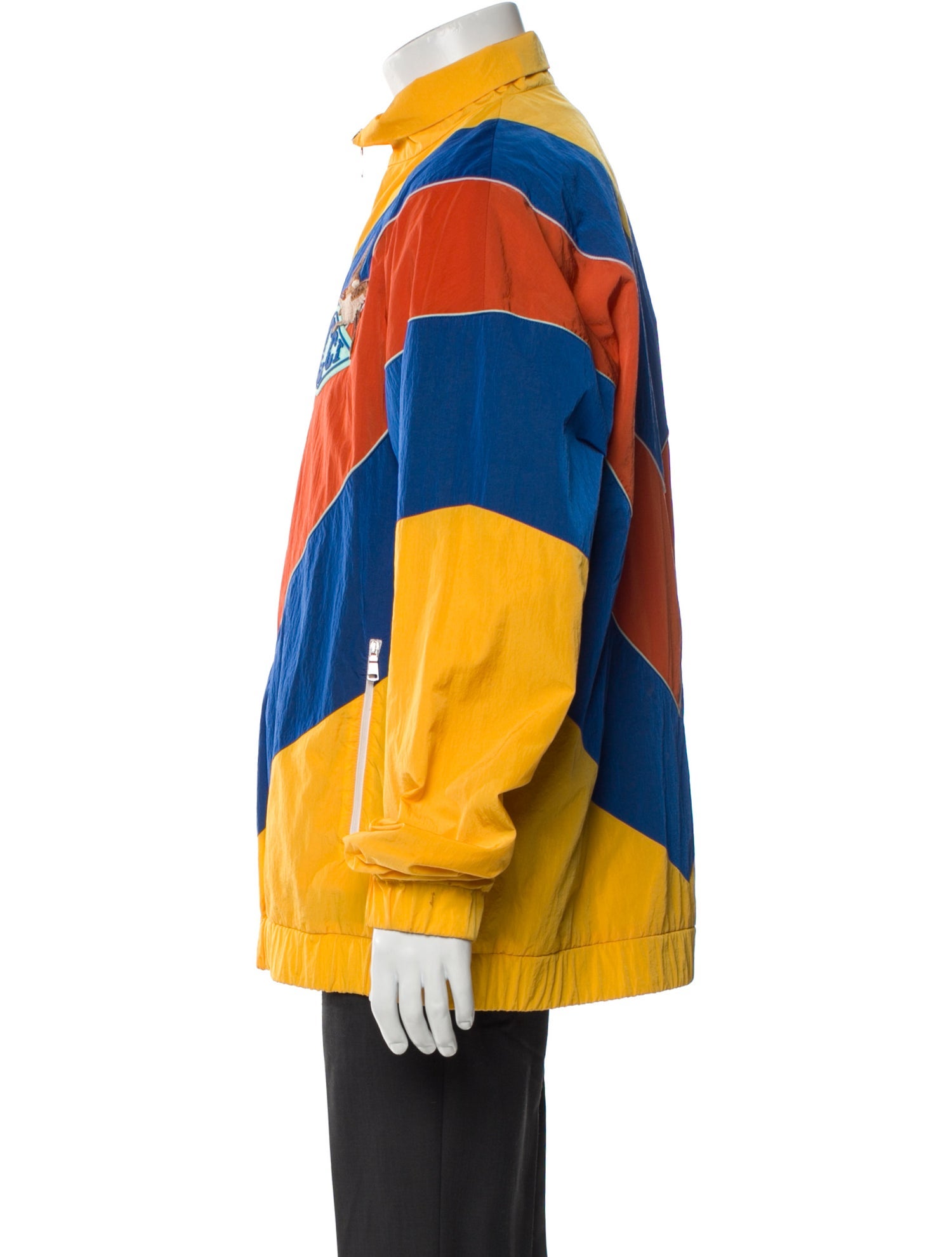 Gucci Colorblock Pattern Windbreaker