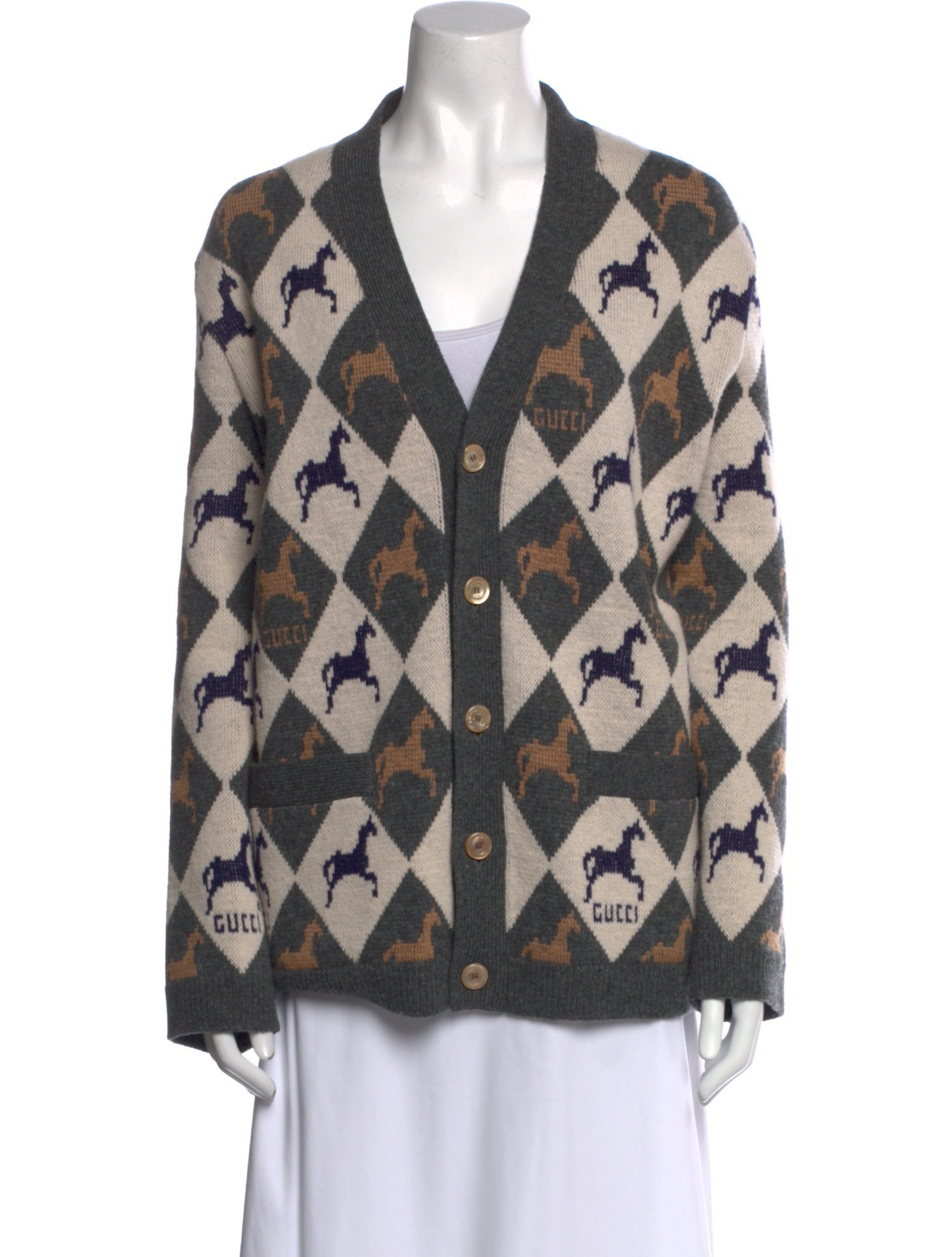 Gucci Wool Printed Sweater