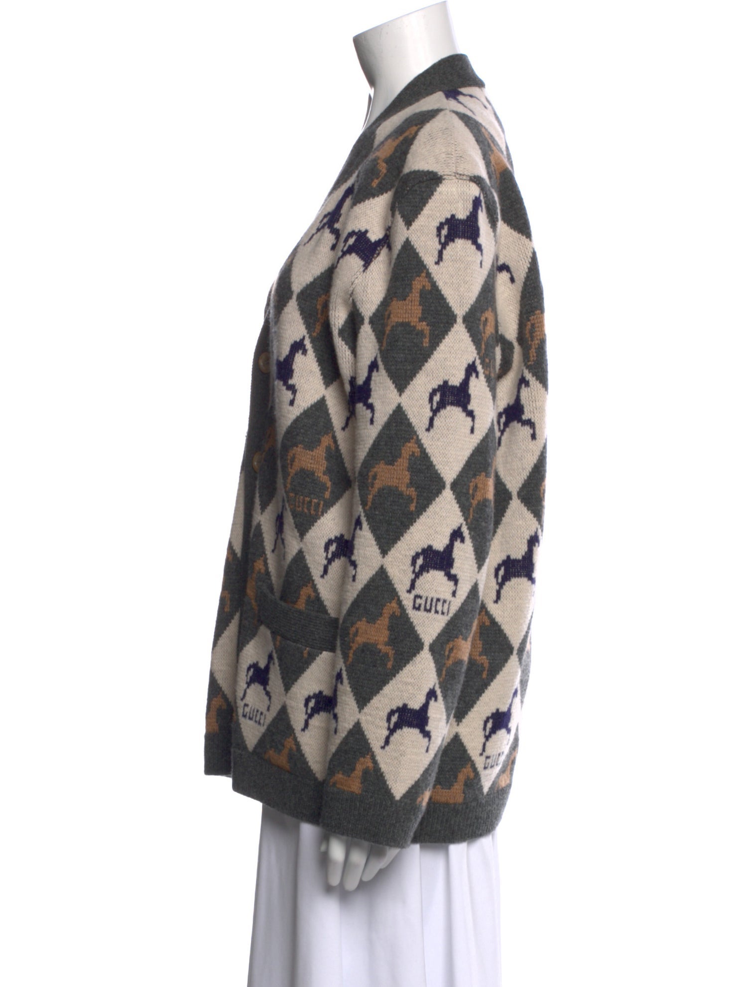 Gucci Wool Printed Sweater