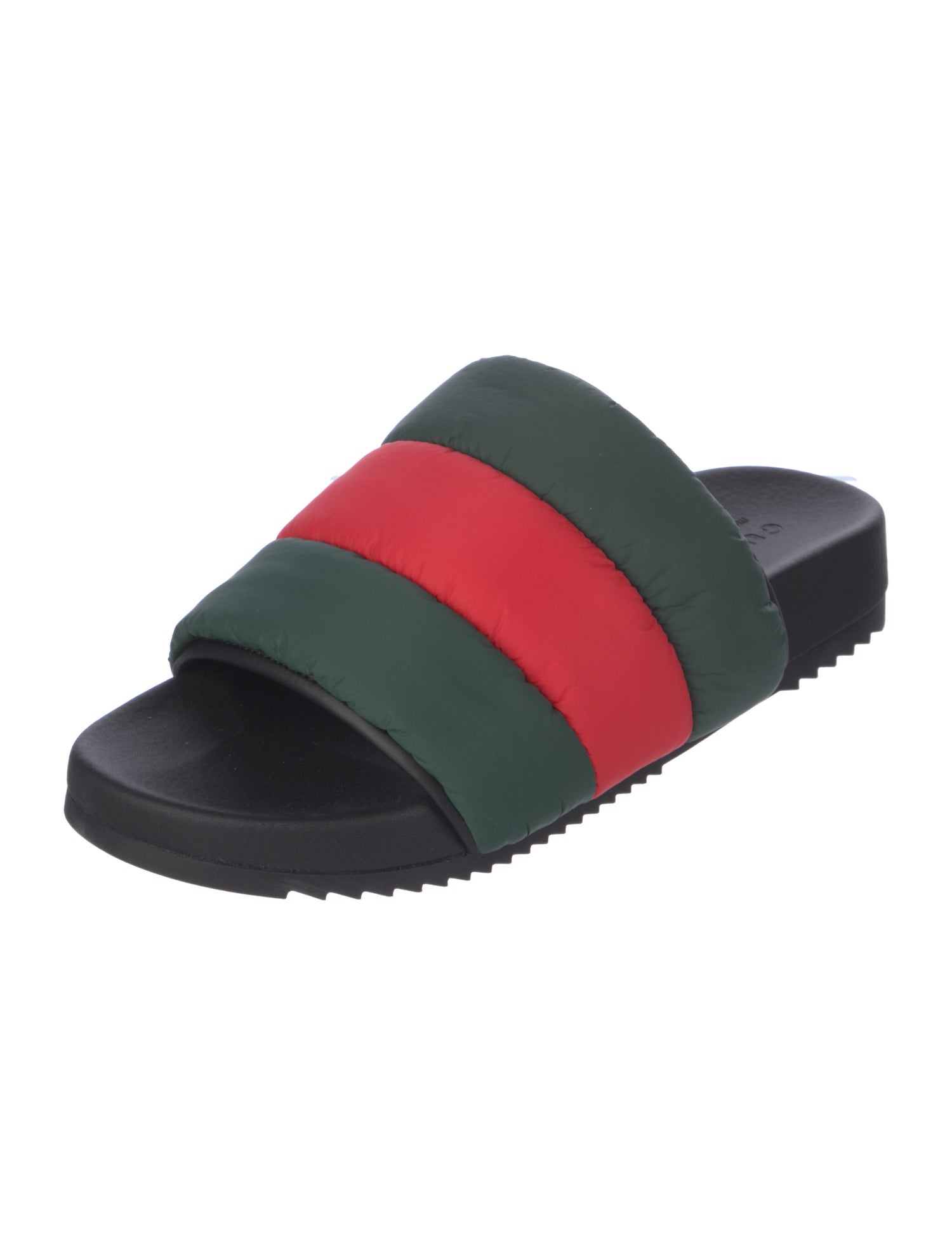 Gucci Web Accent Nylon Slides