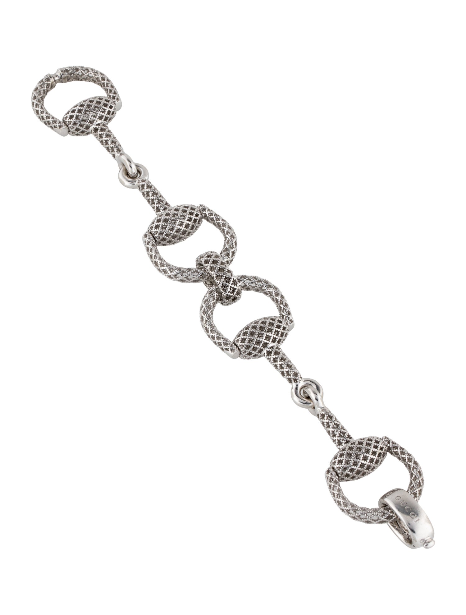 Gucci Diamantissima Horsebit Link Bracelet