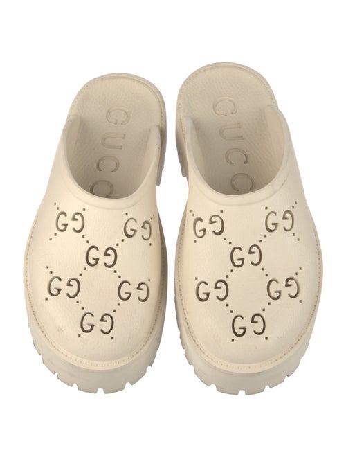Gucci Rubber Lasercut Accents Slides