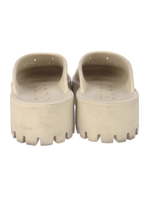 Gucci Rubber Lasercut Accents Slides