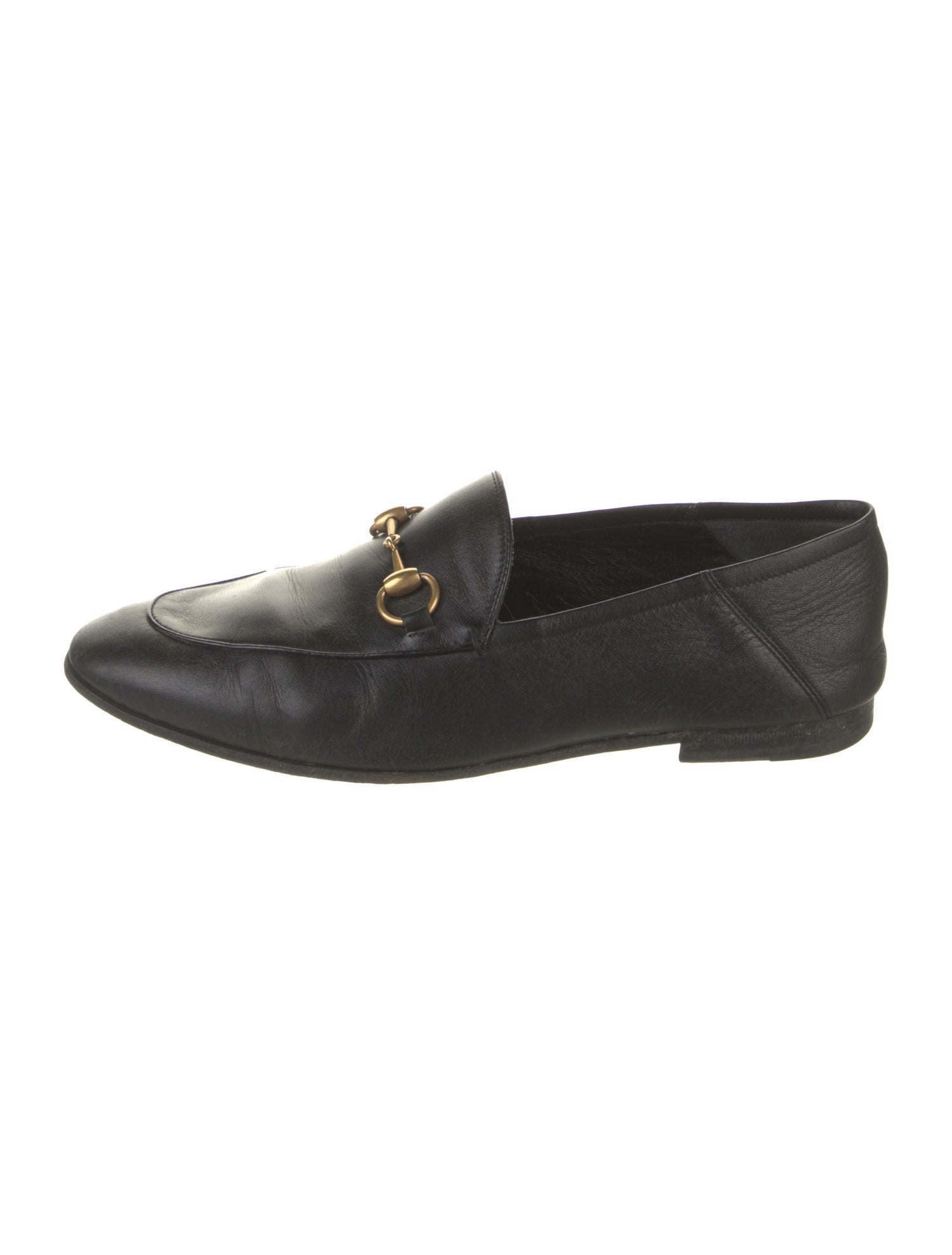 Gucci Horsebit Accent Leather Dress Loafers