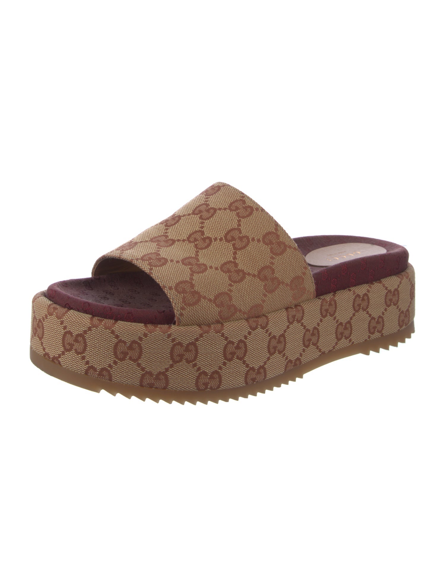 Gucci GG Canvas Canvas Slides