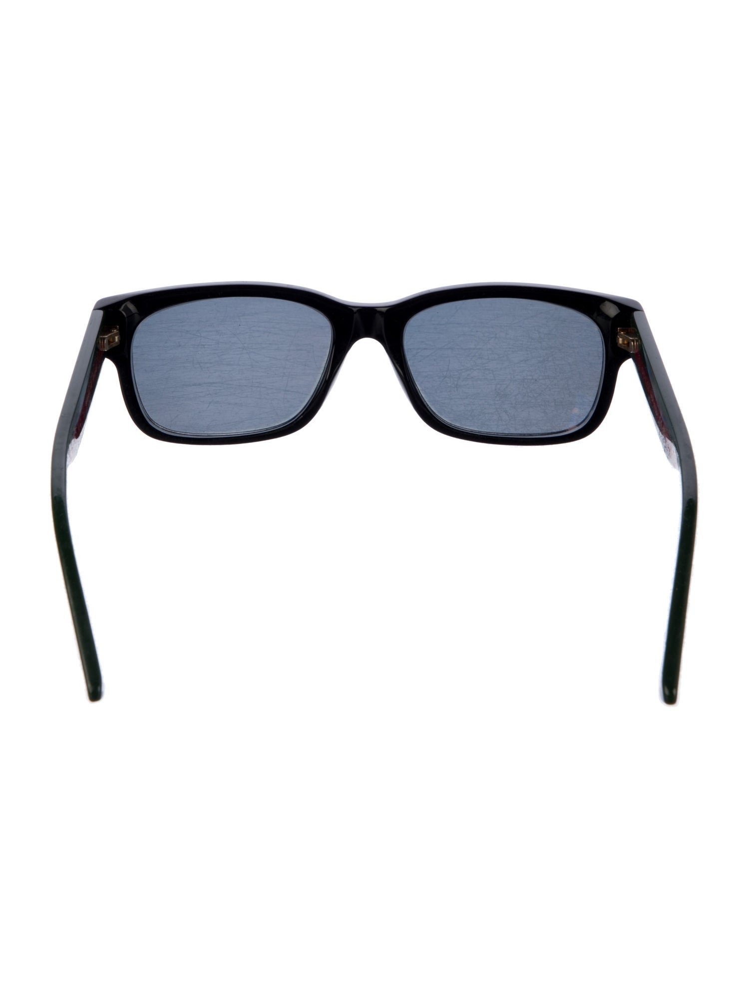 Gucci Web Accent Square Sunglasses