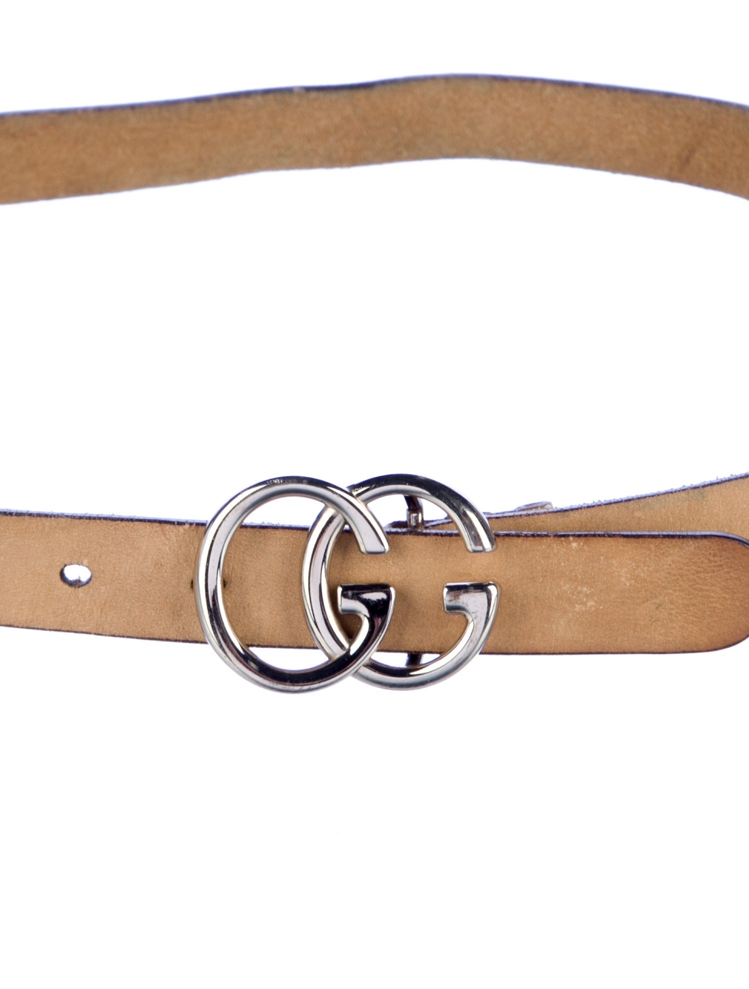 Gucci Double G Leather Belt