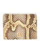 Gucci Interlocking G Logo Python Compact Wallet