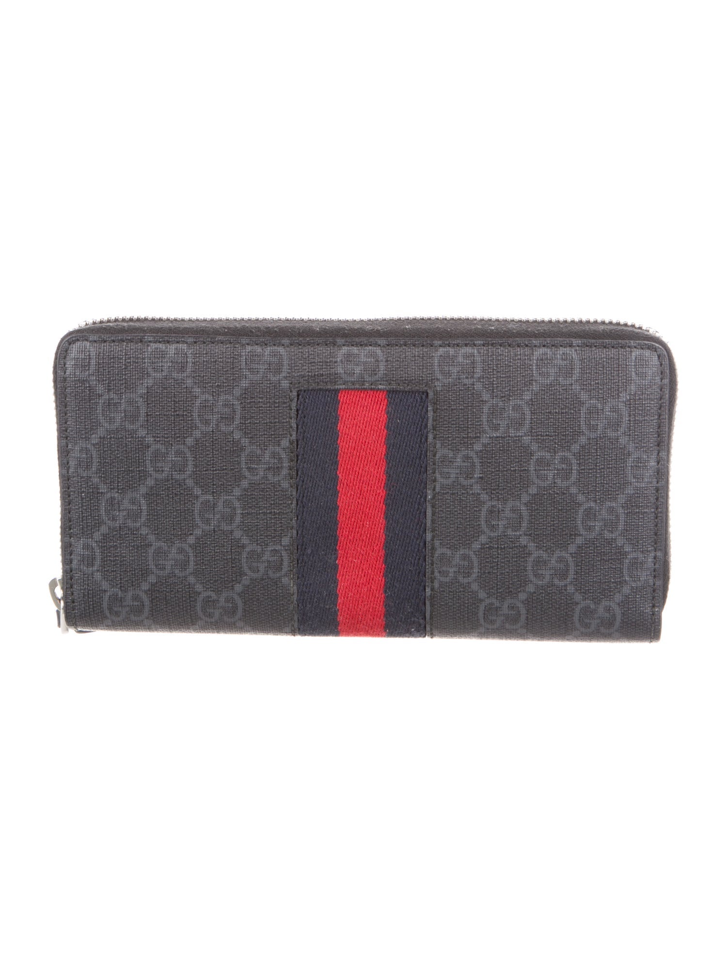 Gucci GG Supreme Web Continental GG Supreme Continental Wallet