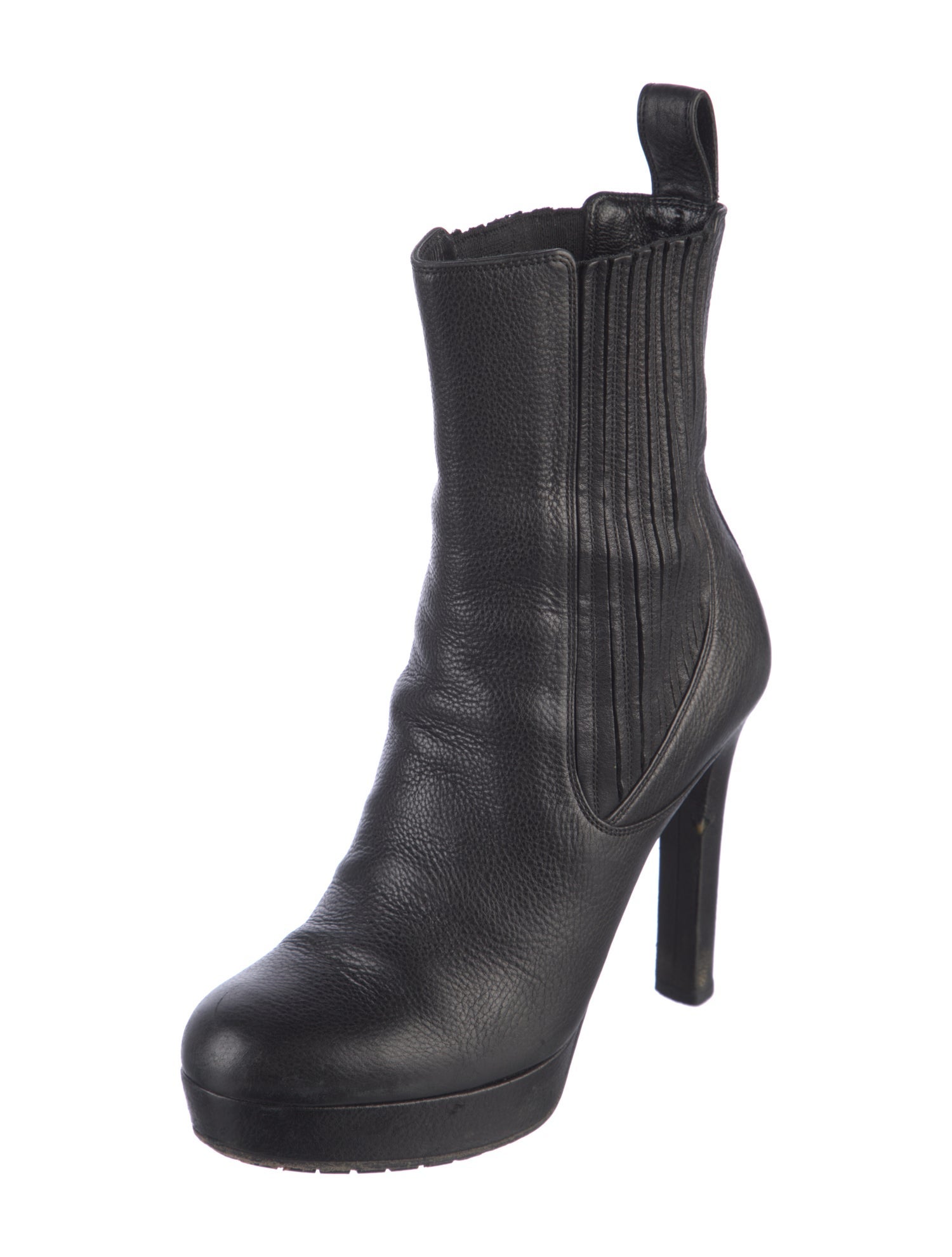 Gucci Leather Chelsea Boots