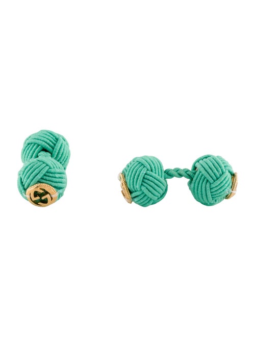 Gucci Interlocking-G Rope Cufflink