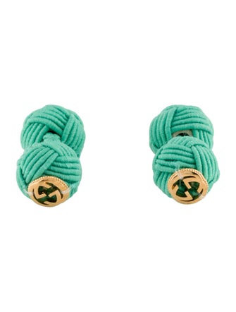 Gucci Interlocking-G Rope Cufflink