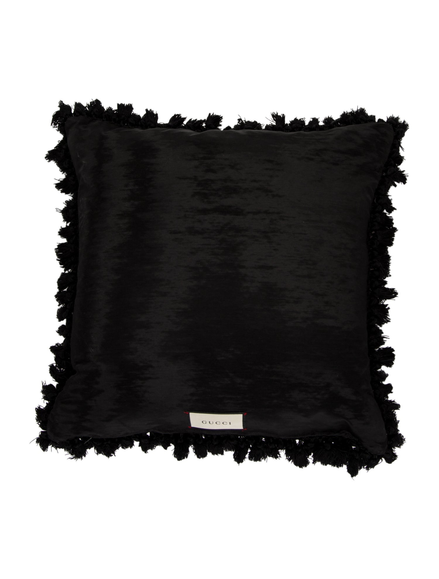 Gucci 'GUCCY' Teddy Bear Needlepoint Cushion