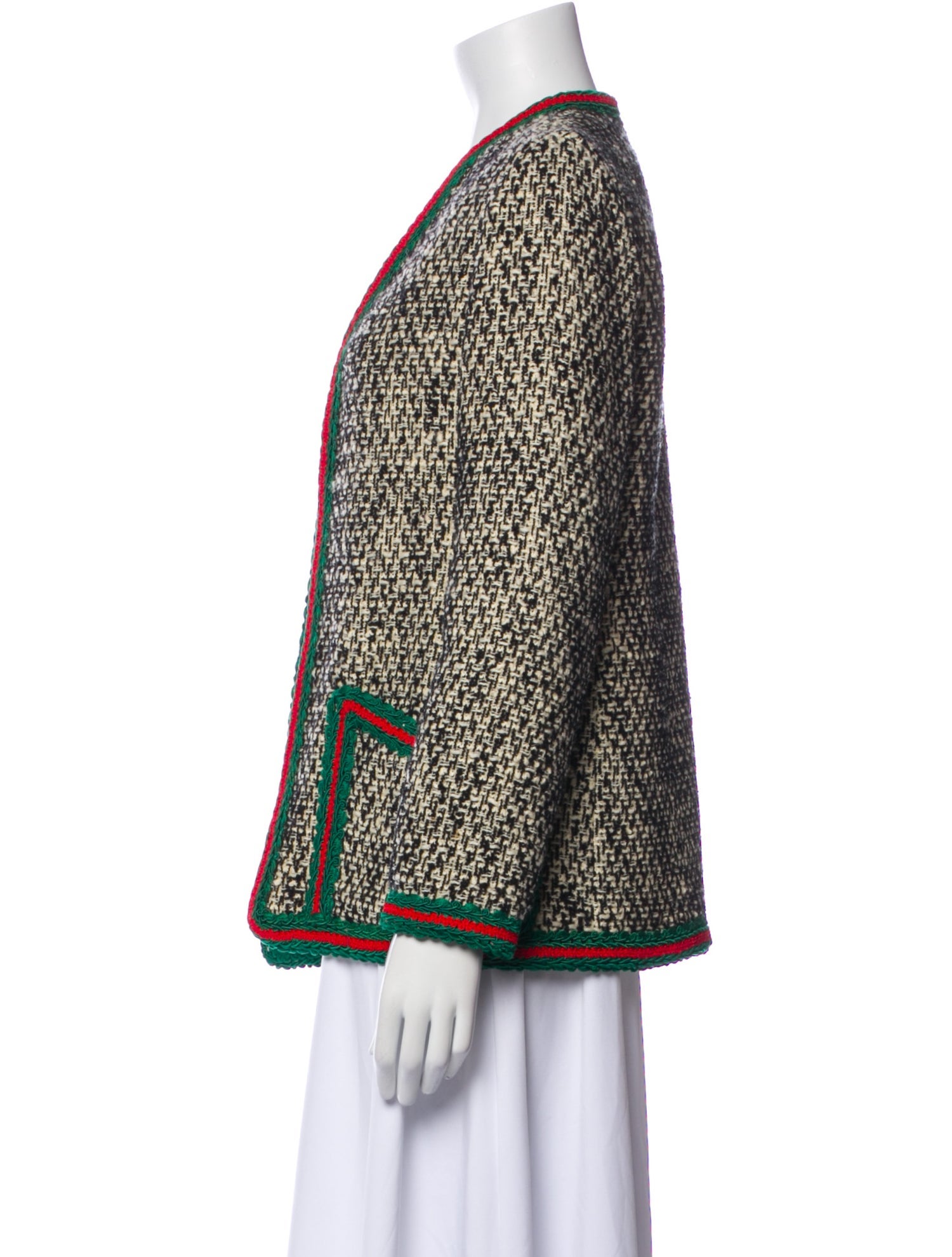 Gucci Wool Printed Evening Jacket