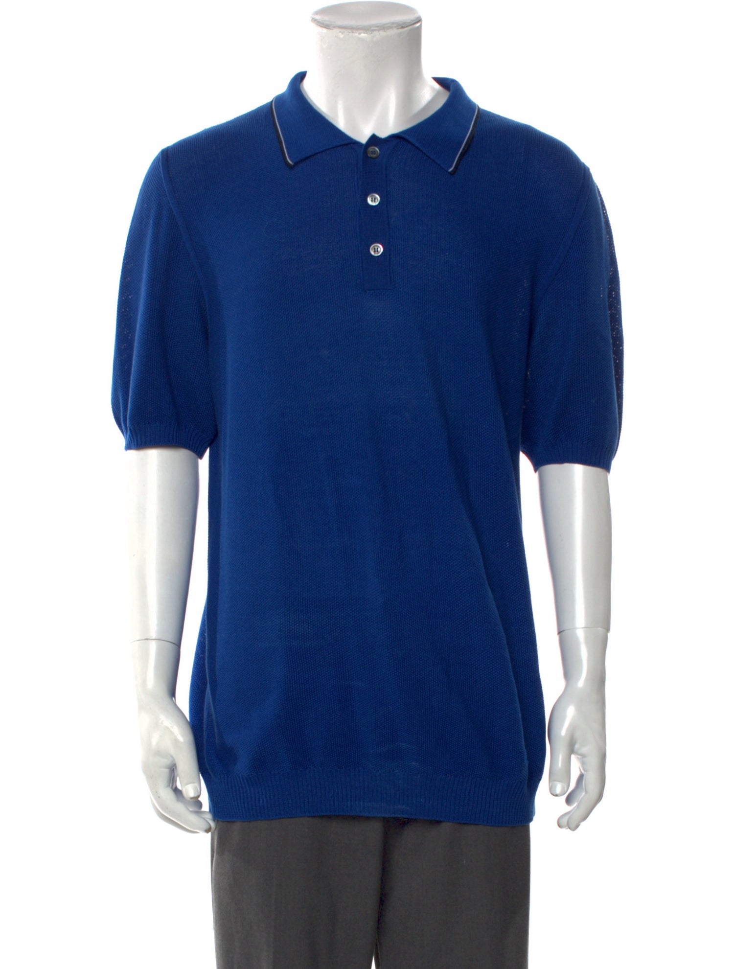 Gucci Interlocking G Logo Crew Neck Polo Shirt