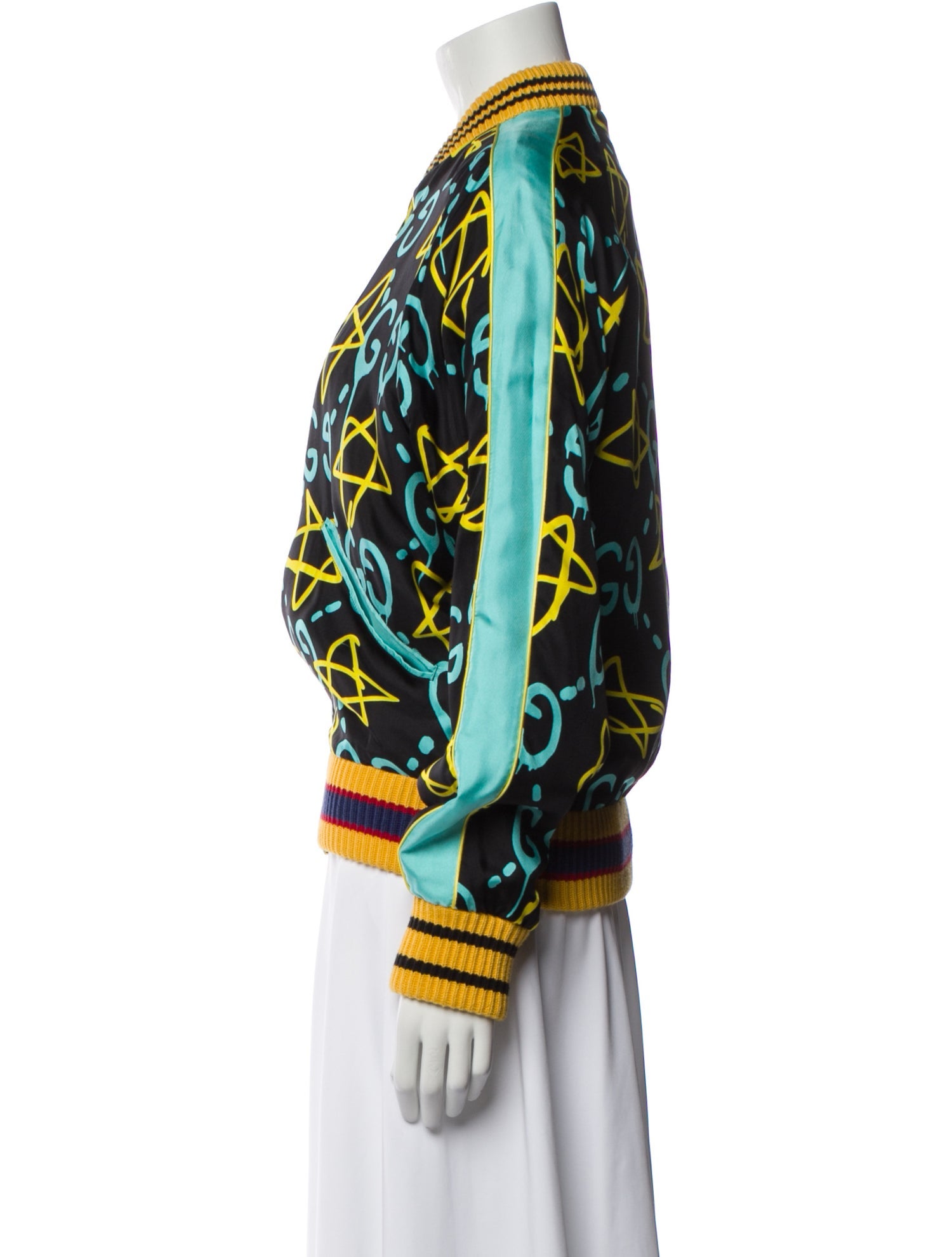 Gucci 2016 Ghost Bomber Jacket