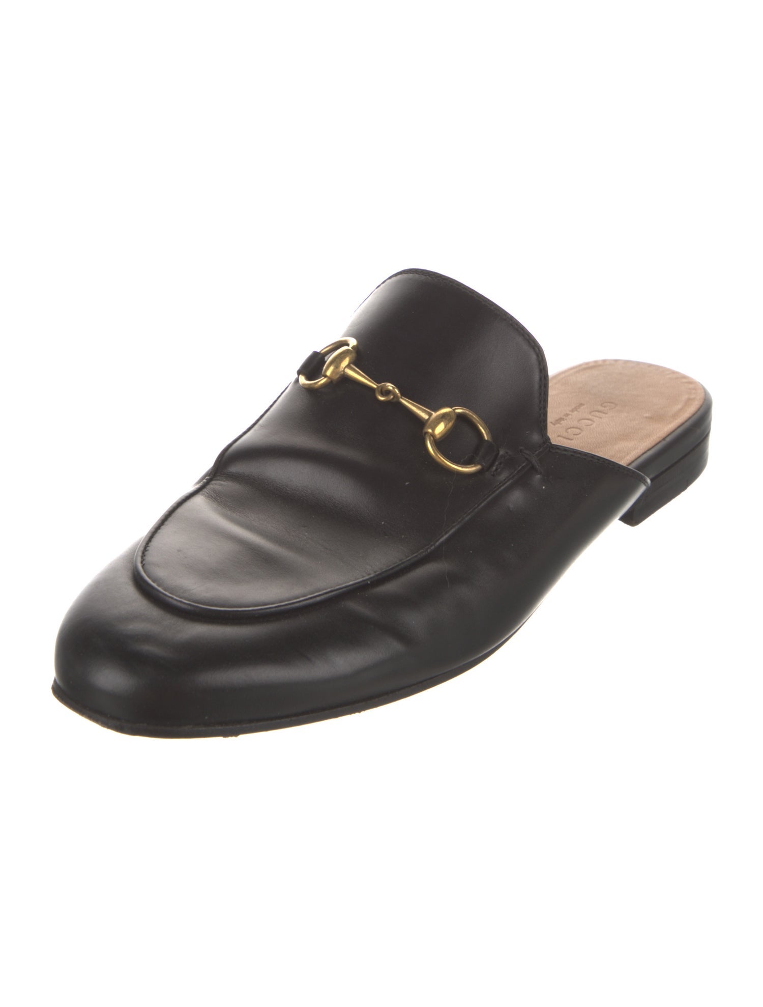 Gucci Horsebit Accent Leather Mules