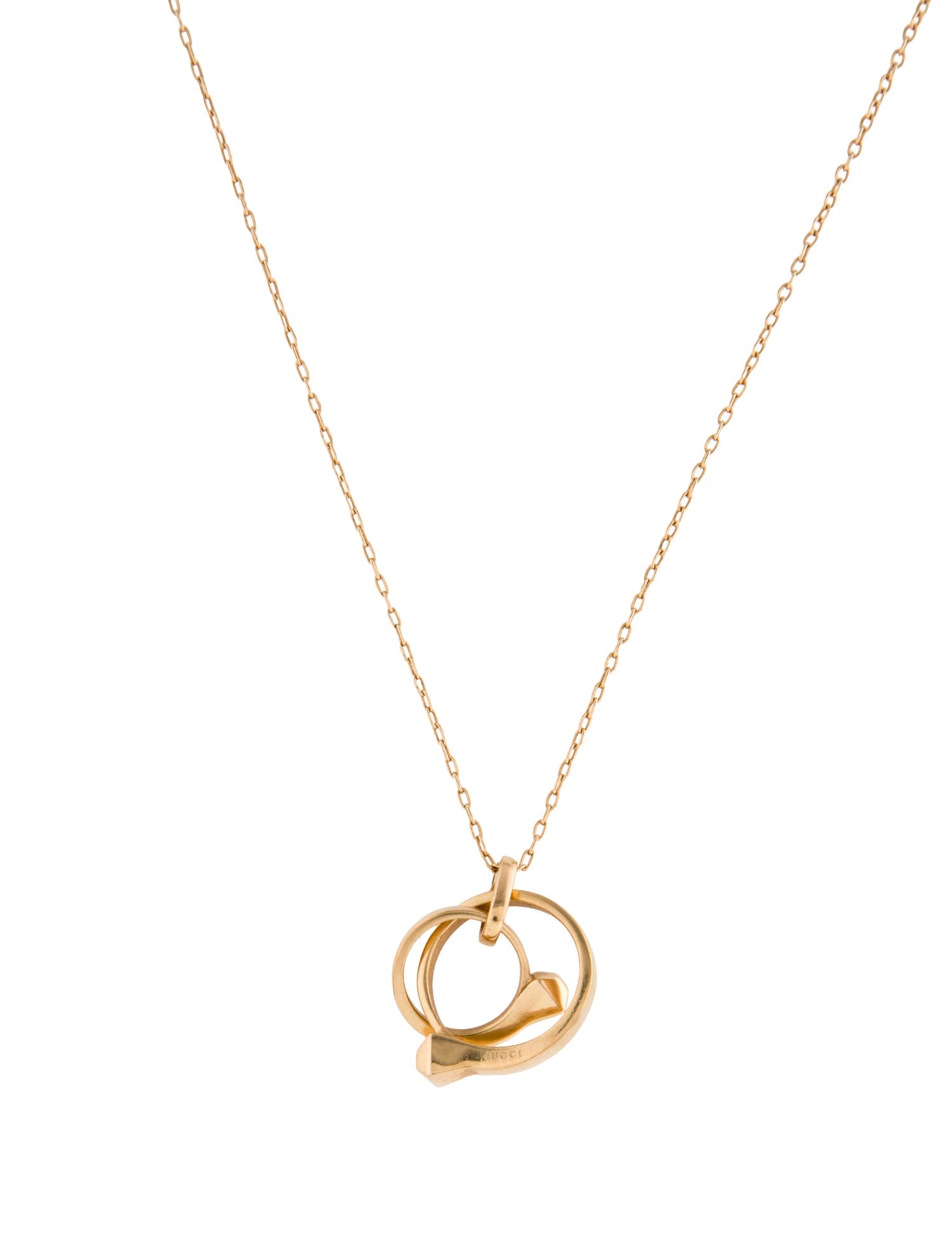 Gucci 18K Chiodo Pendant Necklace