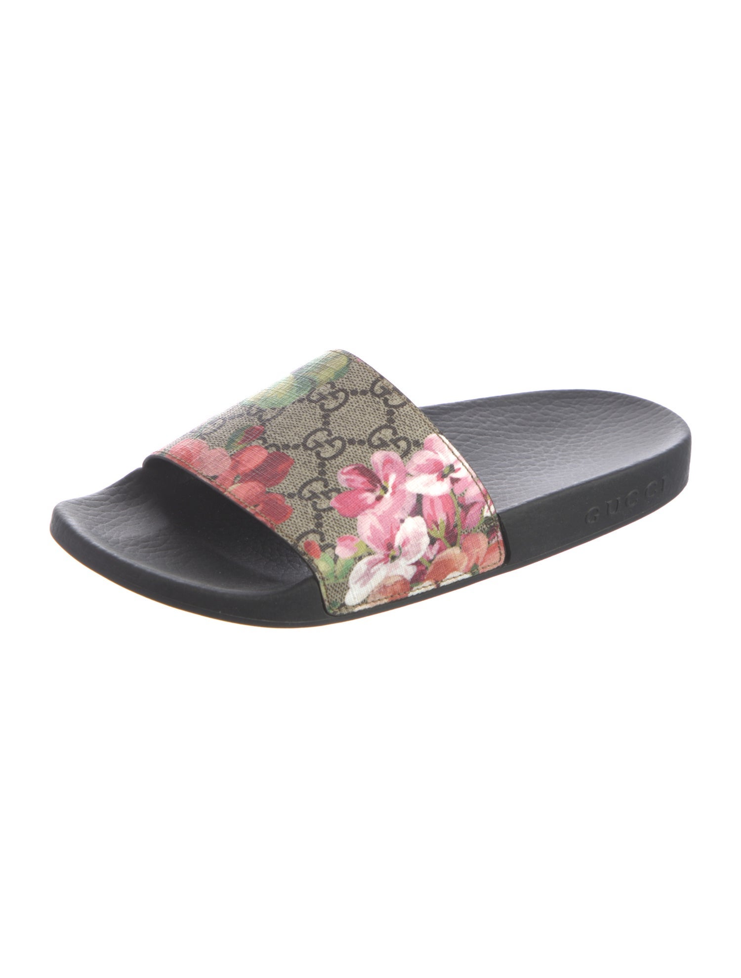 Gucci Blooms Print Slides