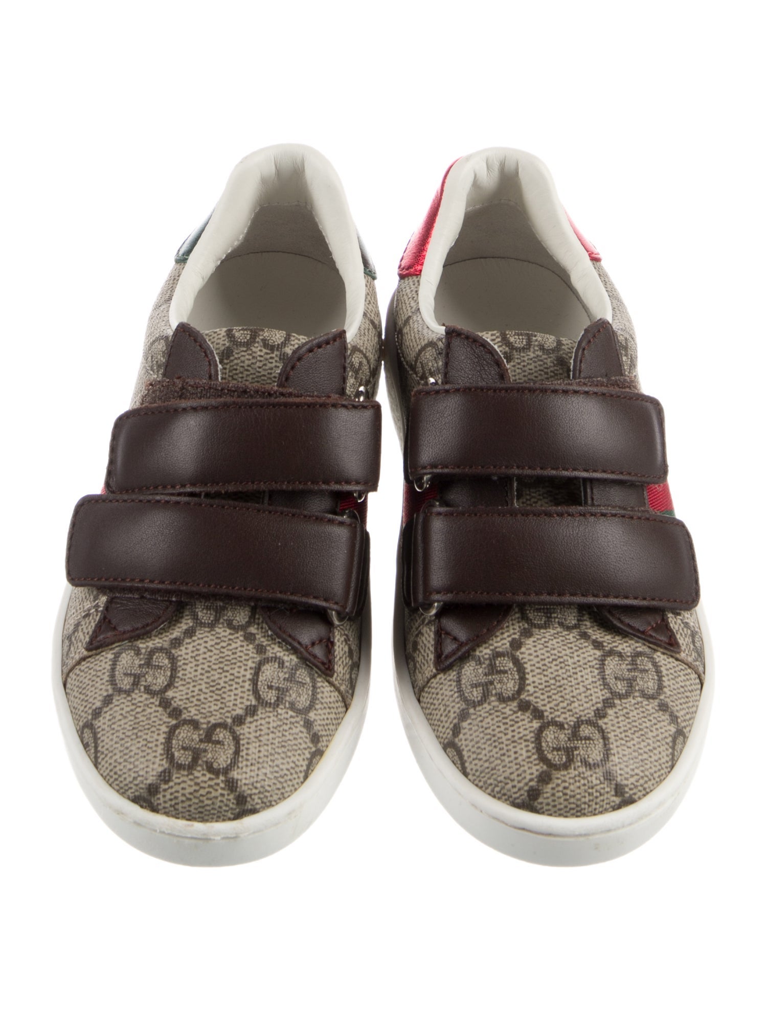 Gucci Girls Logo Print Low Top Sneakers