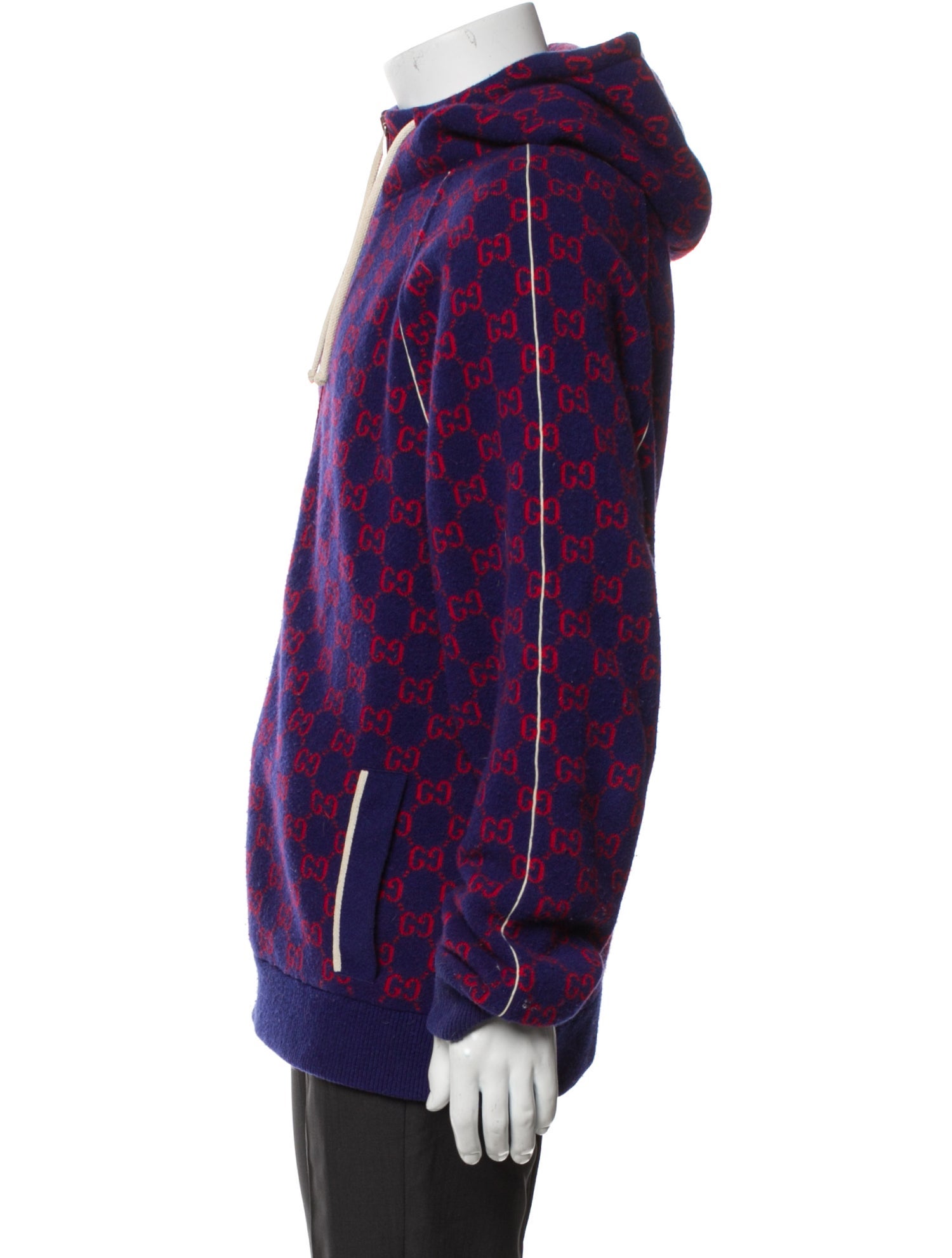 Gucci GG Logo Wool Windbreaker