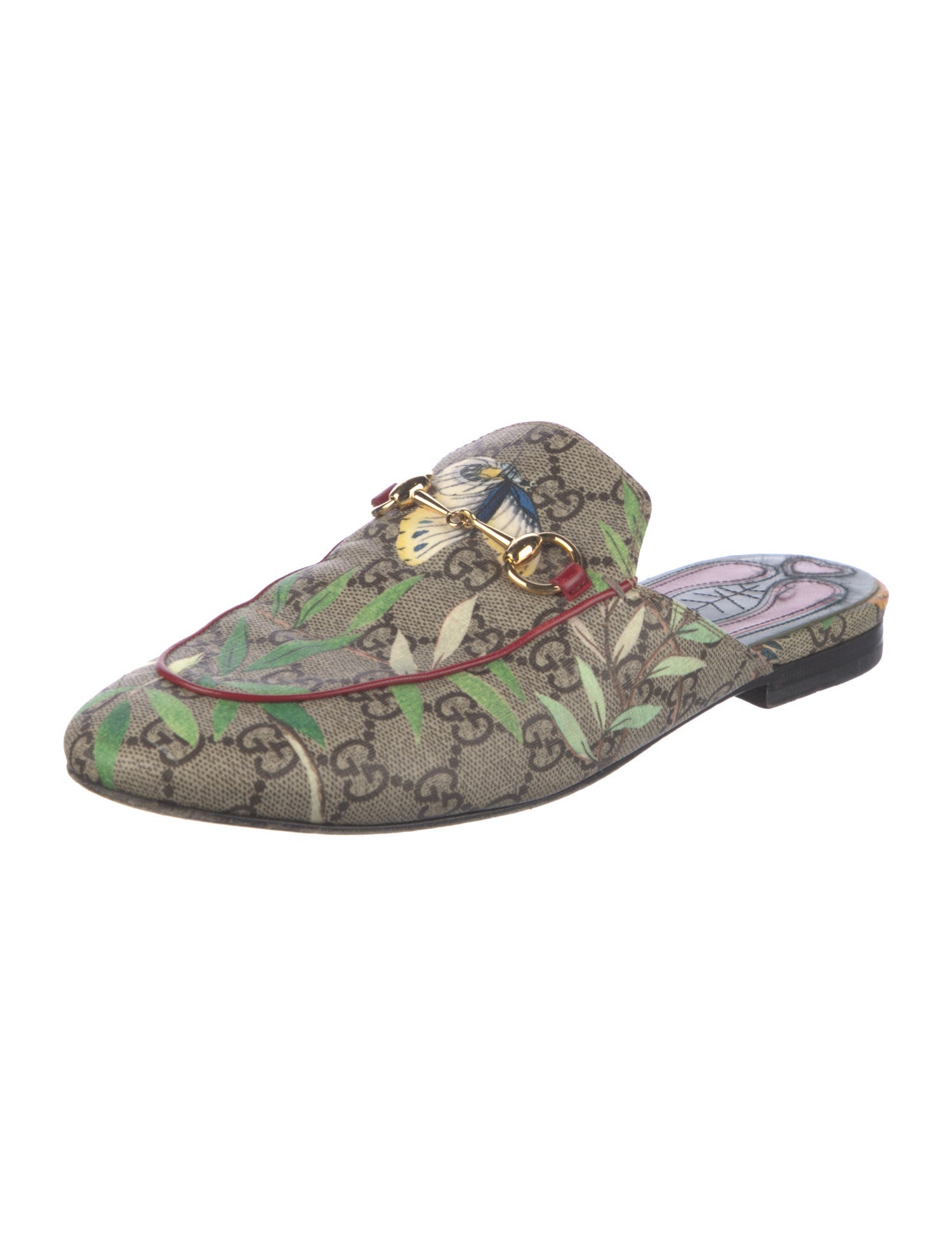 Gucci GG Supreme Mules