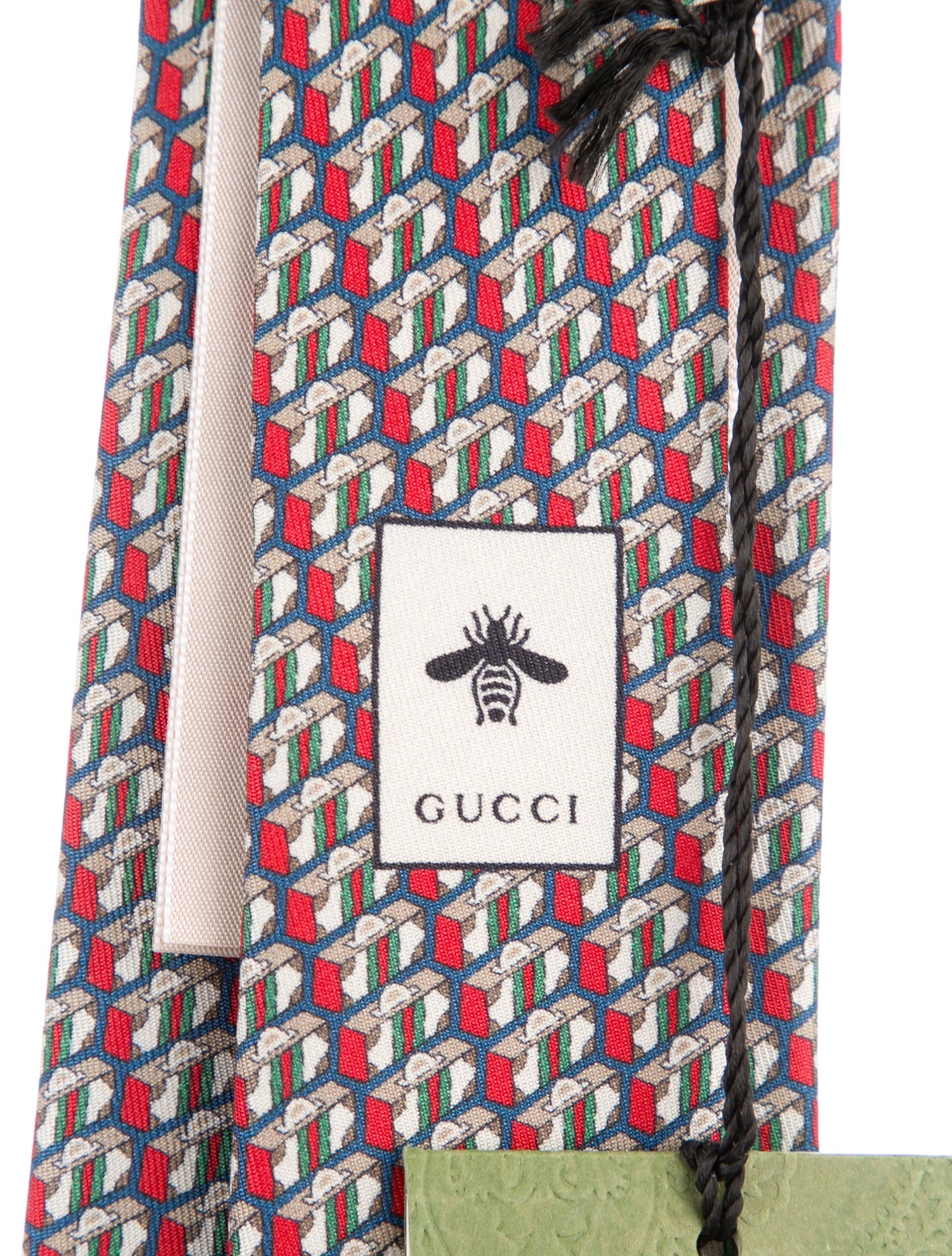 Gucci Printed Silk Tie w/Tags