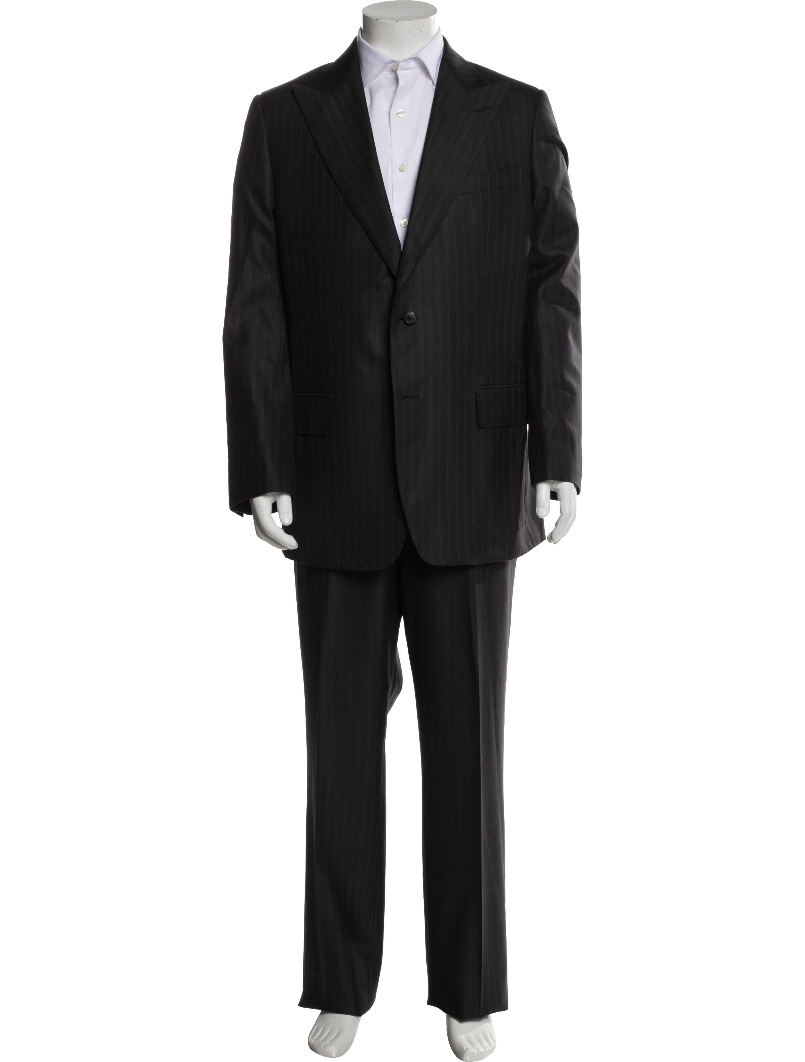 Gucci Wool Striped Two Piece Suit