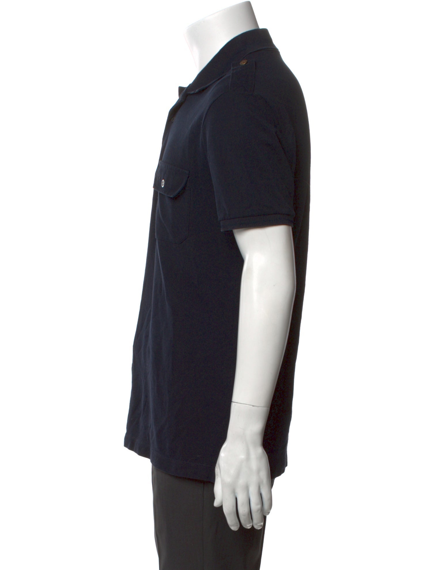 Gucci Interlocking G Logo Crew Neck Polo Shirt