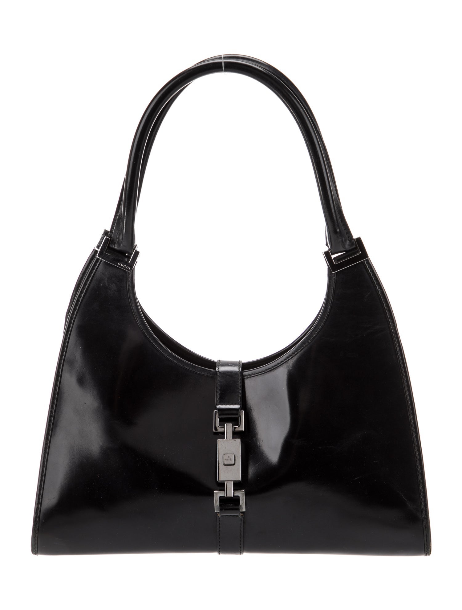 Gucci Leather Top Handle Bag Vintage