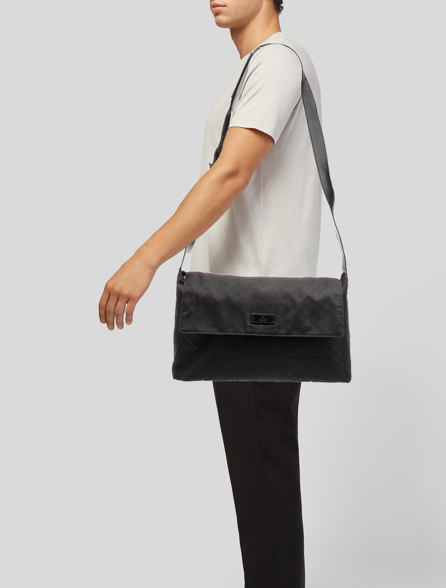 Gucci GG Nylon Weekender Bag