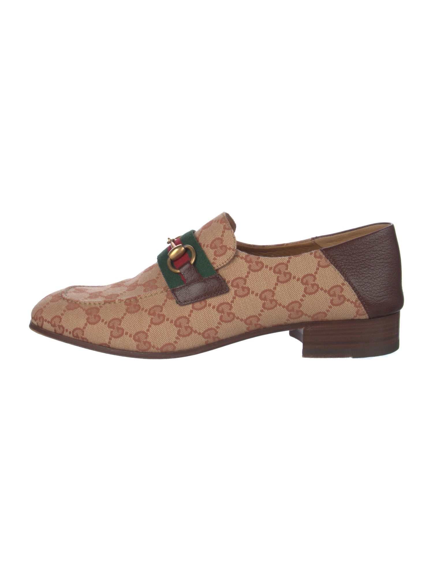Gucci GG Canvas Canvas Dress Loafers