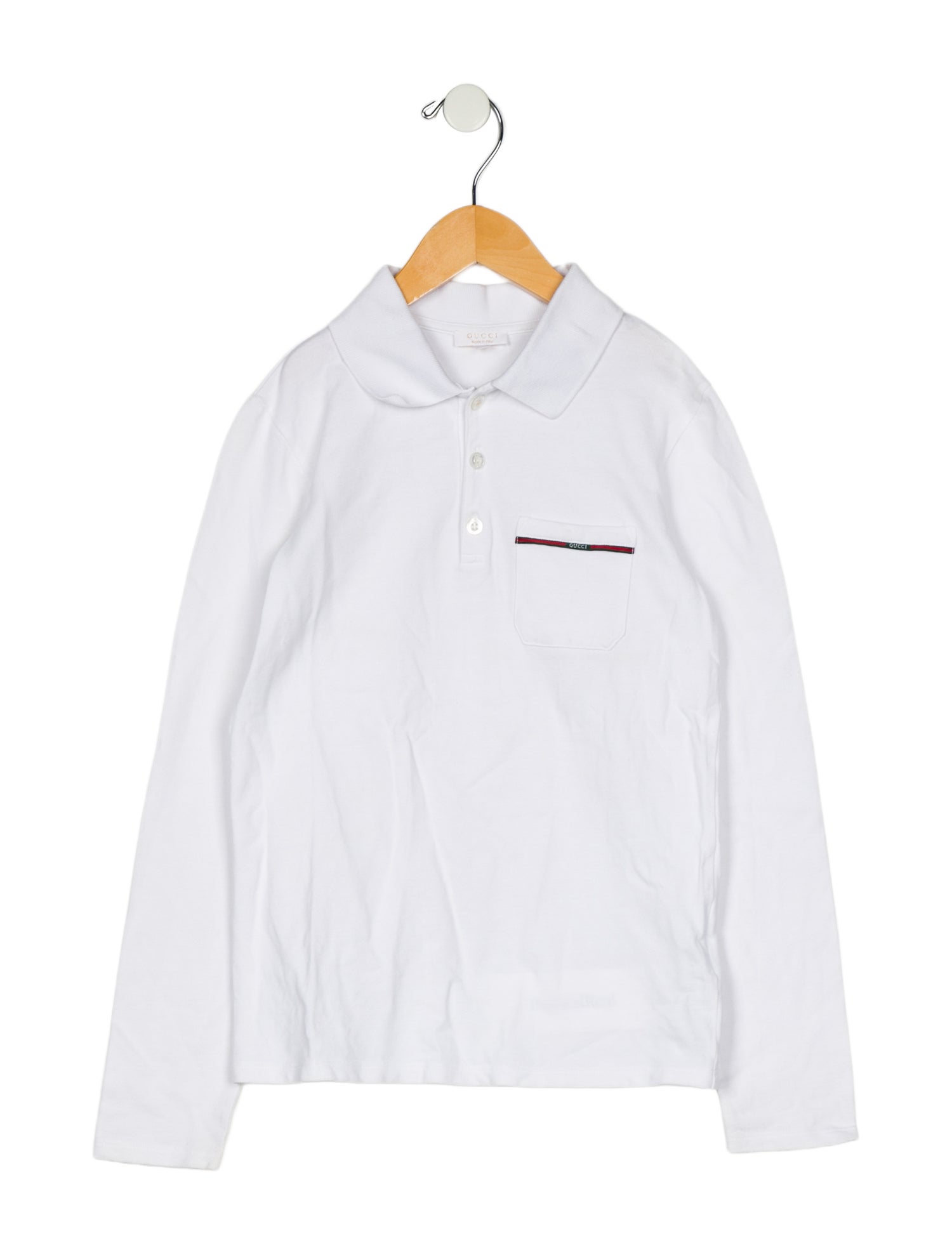 Gucci Boys' Long Sleeve Polo