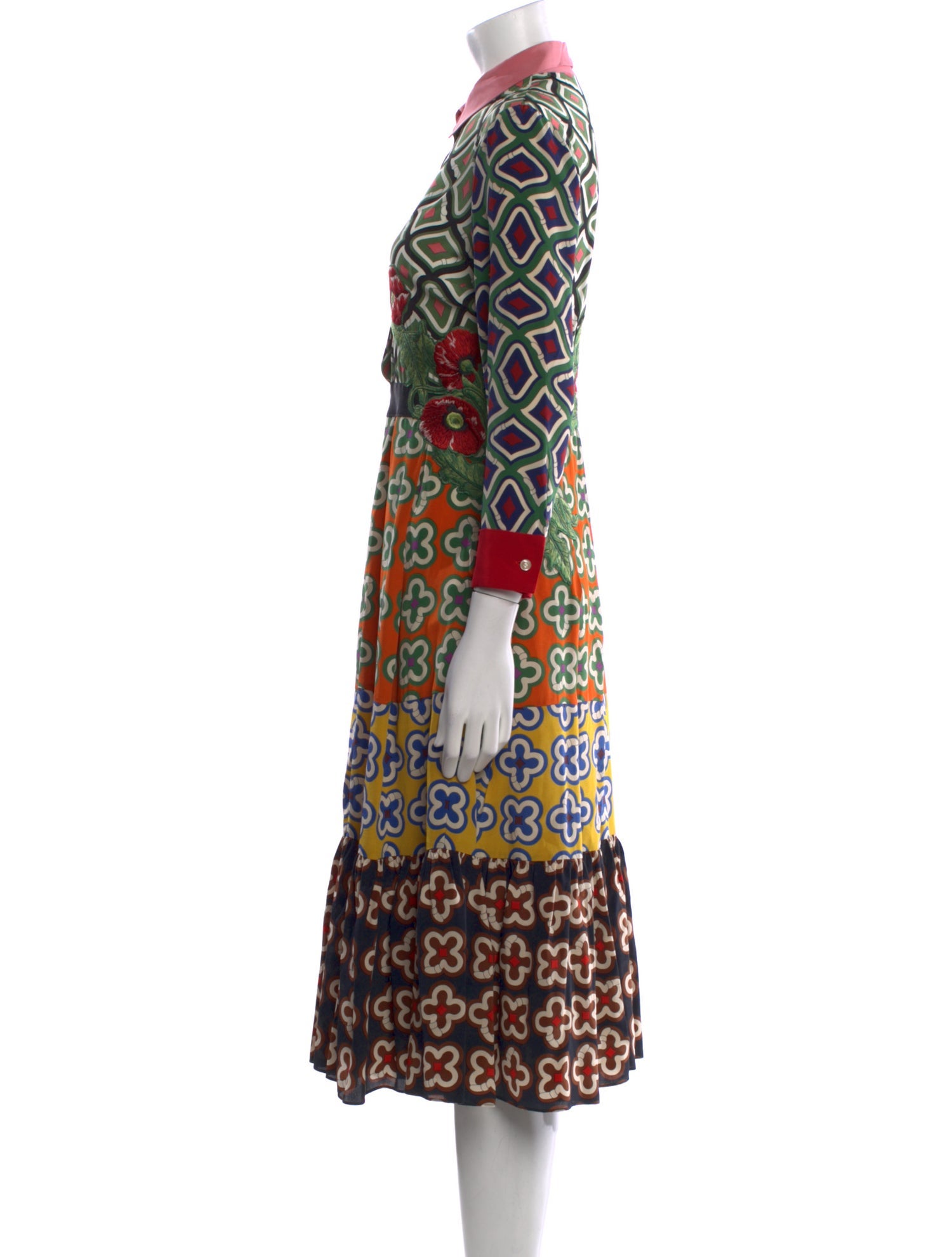 Gucci Silk Midi Length Dress